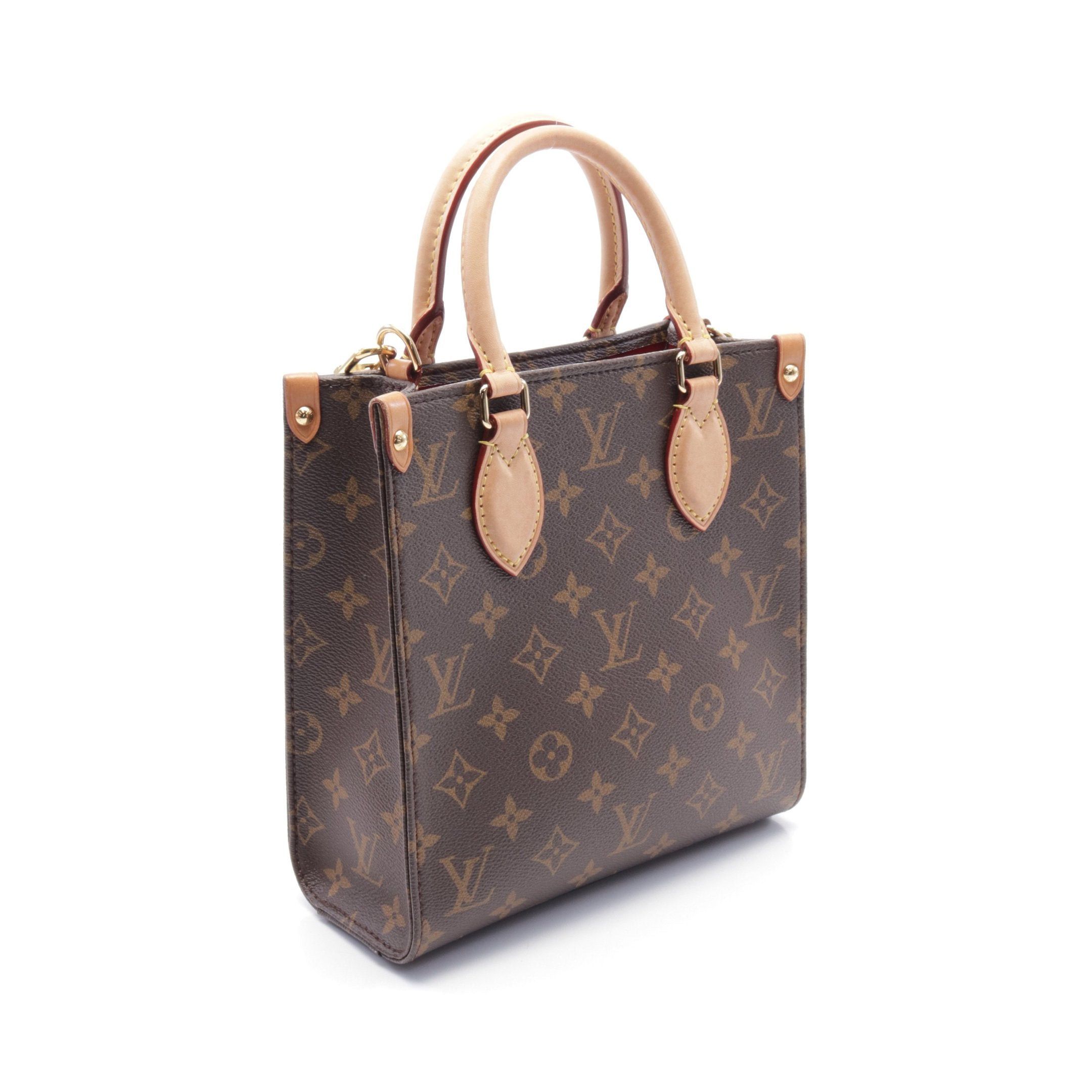 Louis Vuitton Louis Vuitton Sacpla Bb Monogram Handbag Leather Brown Size ONE SIZE - 2 Thumbnail