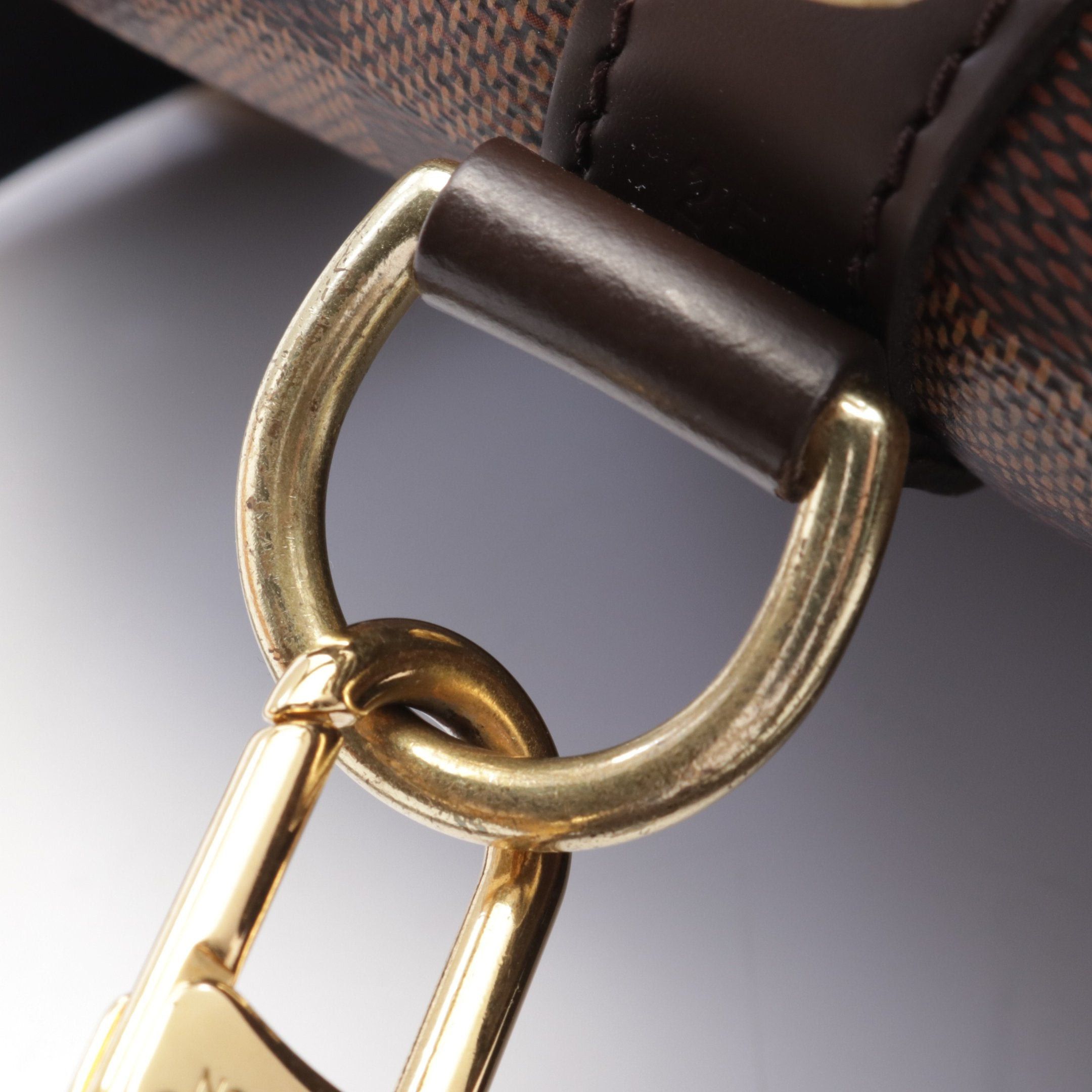 Louis Vuitton Louis Vuitton Speedy 25 Damier Ebene Handbag Leather Brown Size ONE SIZE - 8 Thumbnail