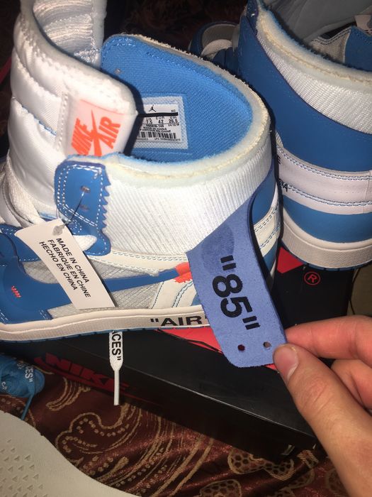 Blue off white on sale 1s