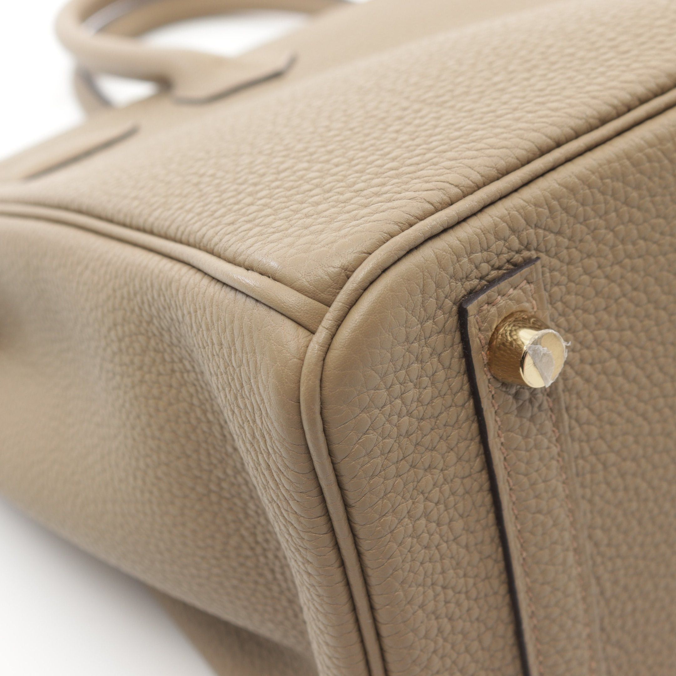 Hermes Hermes Birkin 30 Beige Marfa Handbag Togo Gold Hardware Double Engraved Size ONE SIZE - 6 Thumbnail