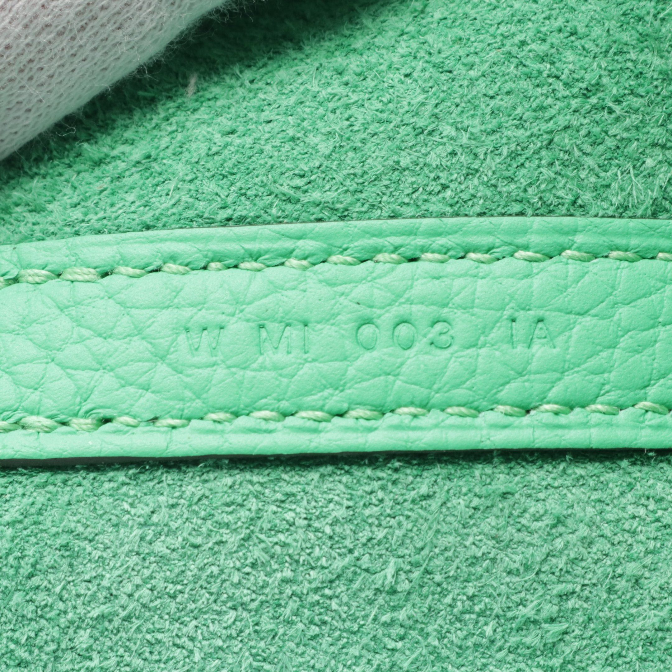 Hermes Hermes Picotan Lock Éclat Pm Vert Comique Blue Frida Handbag Clemence Leather Veau Swift Green Silver Hardware Double Engraved Size ONE SIZE - 5 Thumbnail