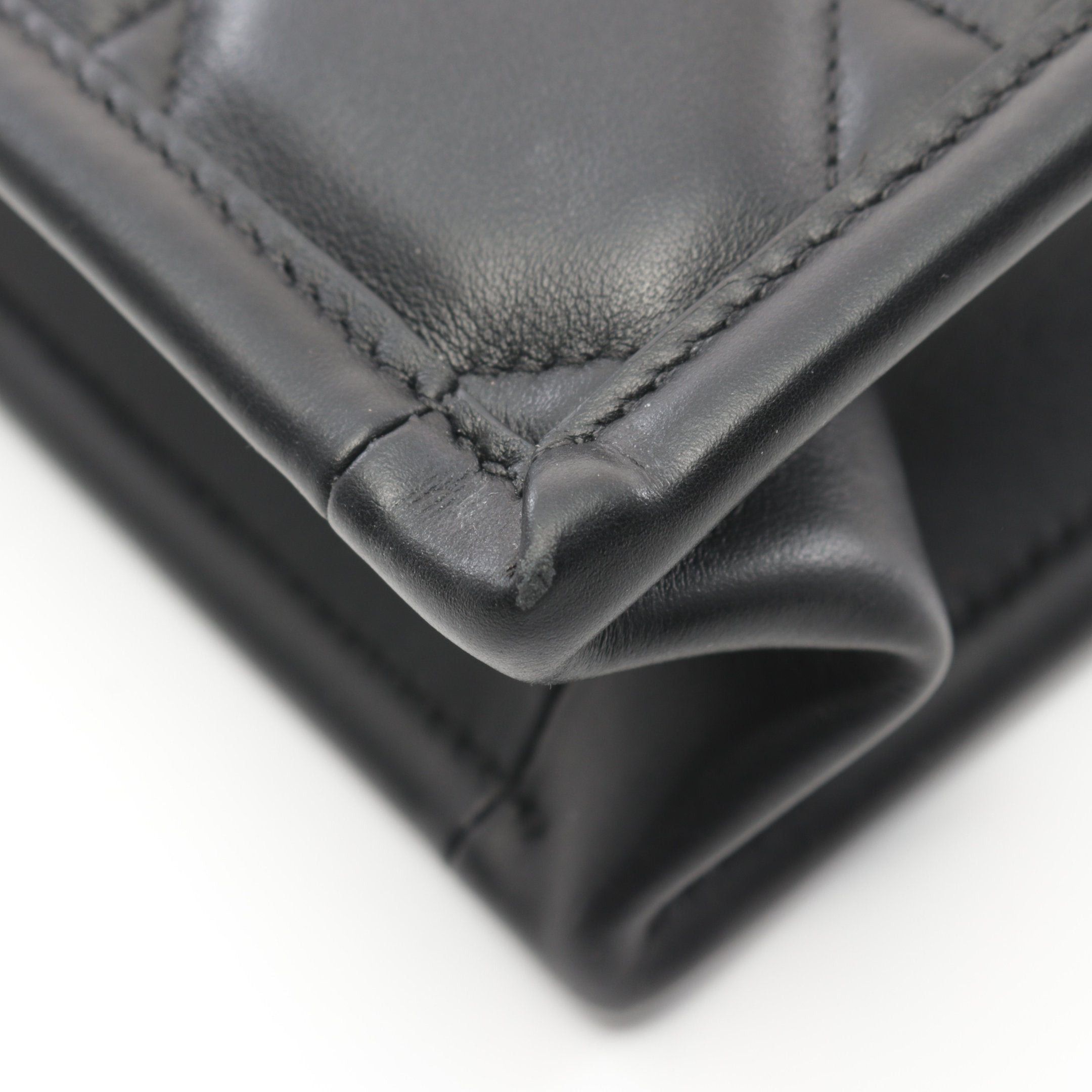 Dior Dior Book Tote Mini Canage Handbag Leather Black Size ONE SIZE - 6 Thumbnail