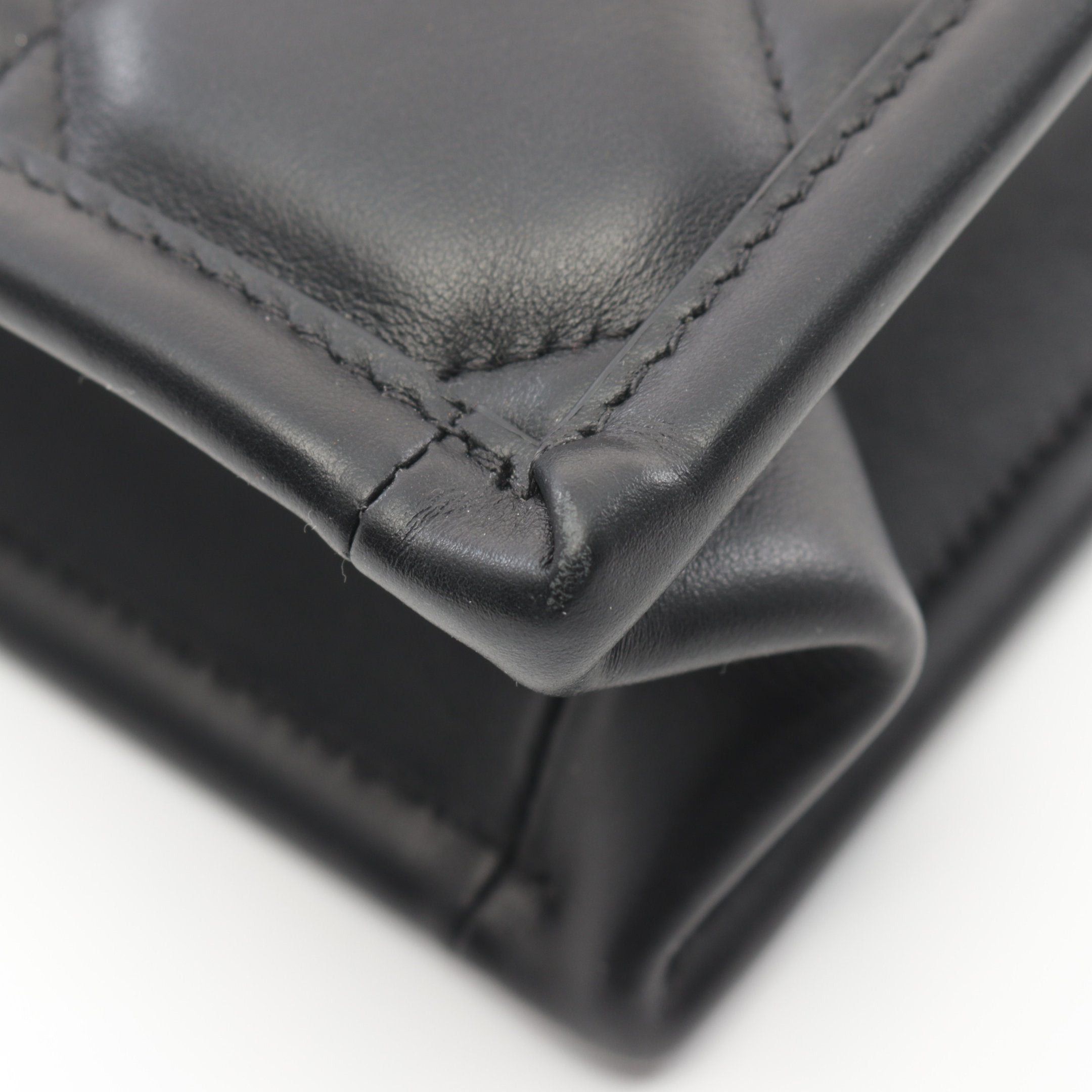 Dior Dior Book Tote Mini Canage Handbag Leather Black Size ONE SIZE - 5 Thumbnail