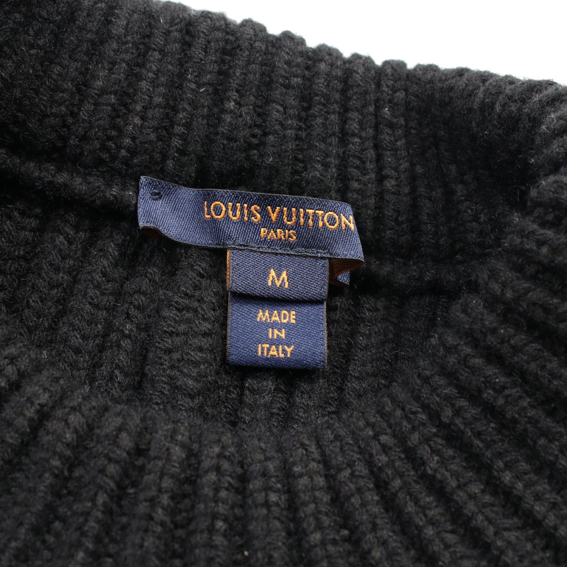 Louis Vuitton Louis Vuitton Knit No Sleeve Wool Cashmere Black Size ONE SIZE - 3 Thumbnail