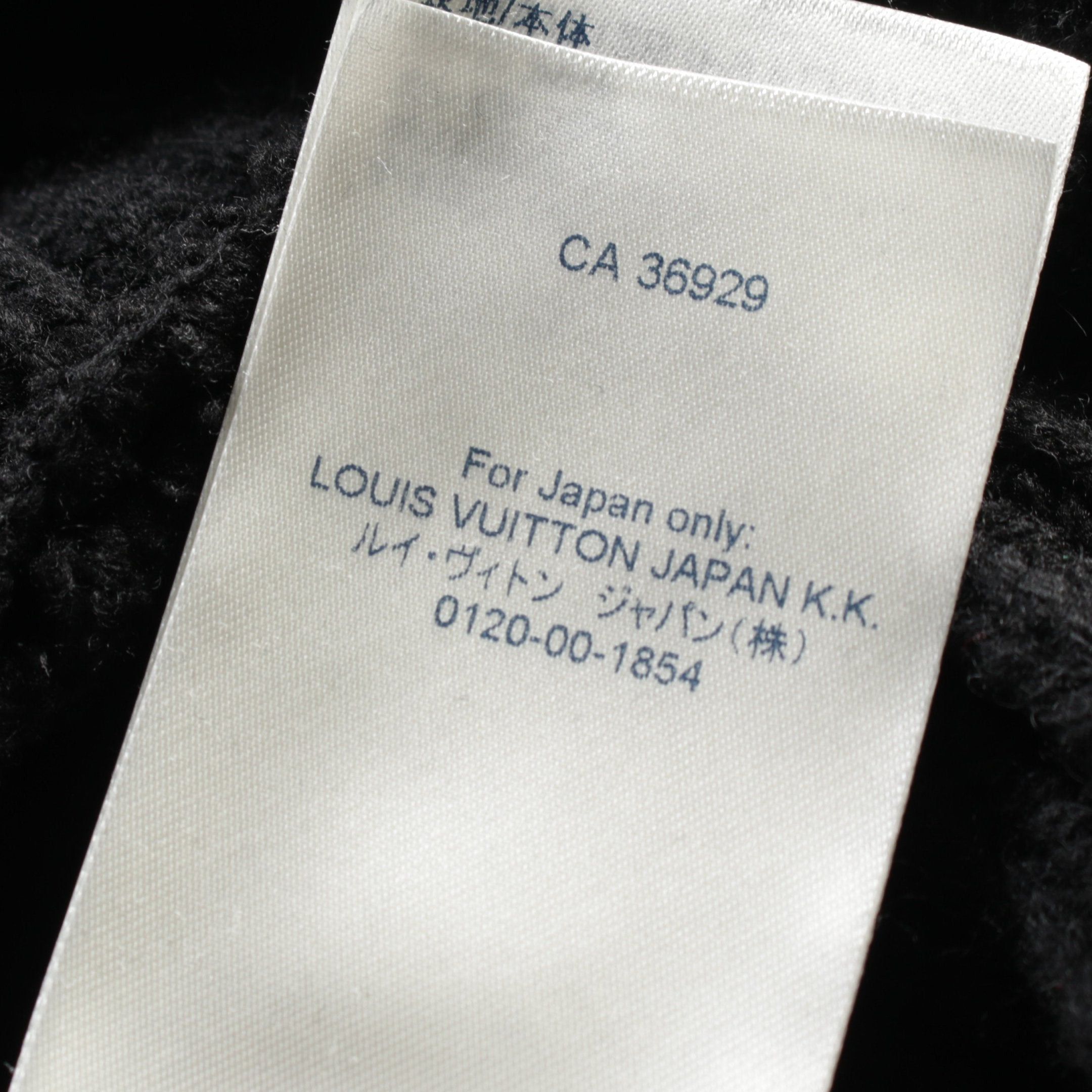 Louis Vuitton Louis Vuitton Knit No Sleeve Wool Cashmere Black Size ONE SIZE - 4 Thumbnail