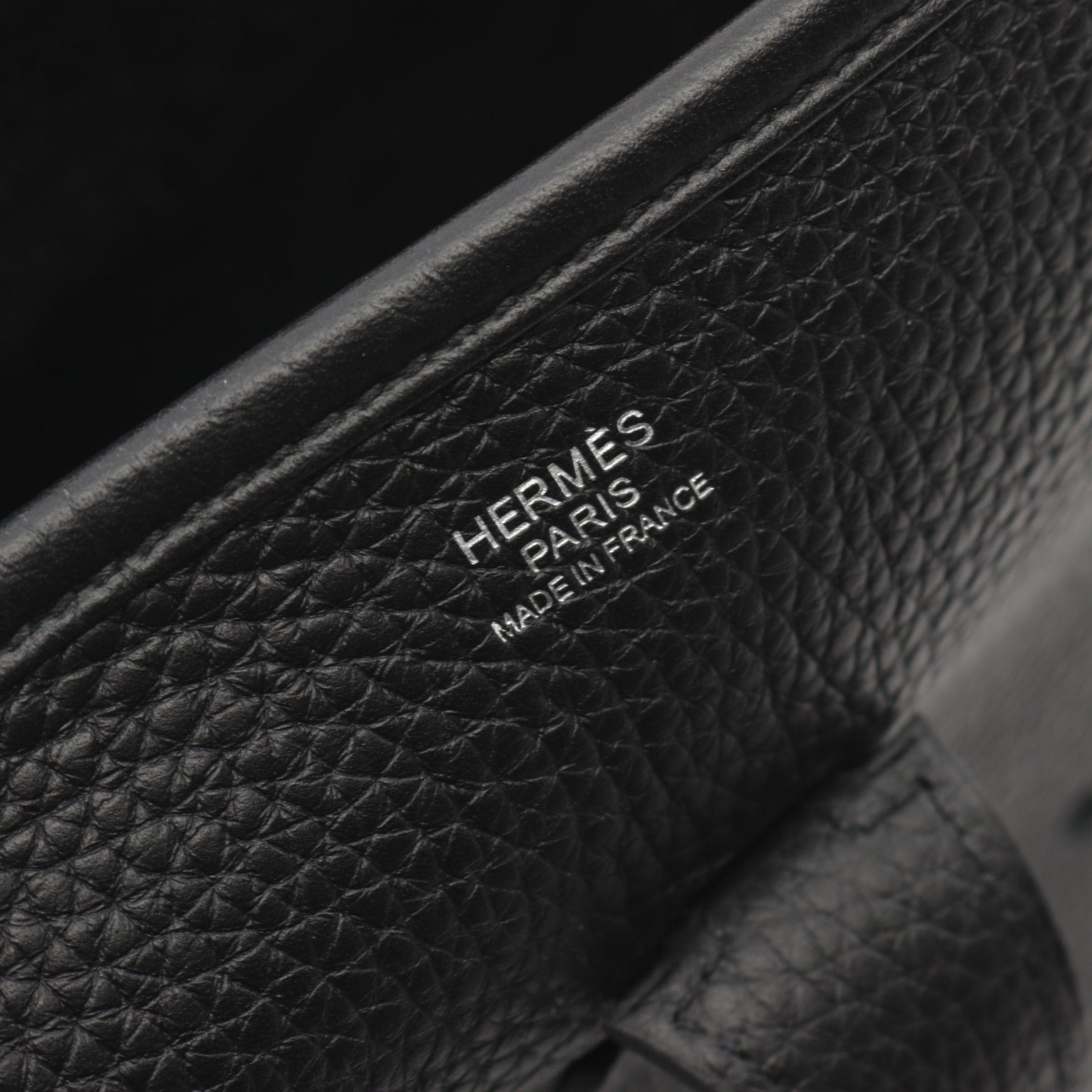 Hermes Hermes Evelyn 3 Troyes Gm Shoulder Bag Clemence Leather Black Silver Hardware U Stamp Size ONE SIZE - 4 Thumbnail