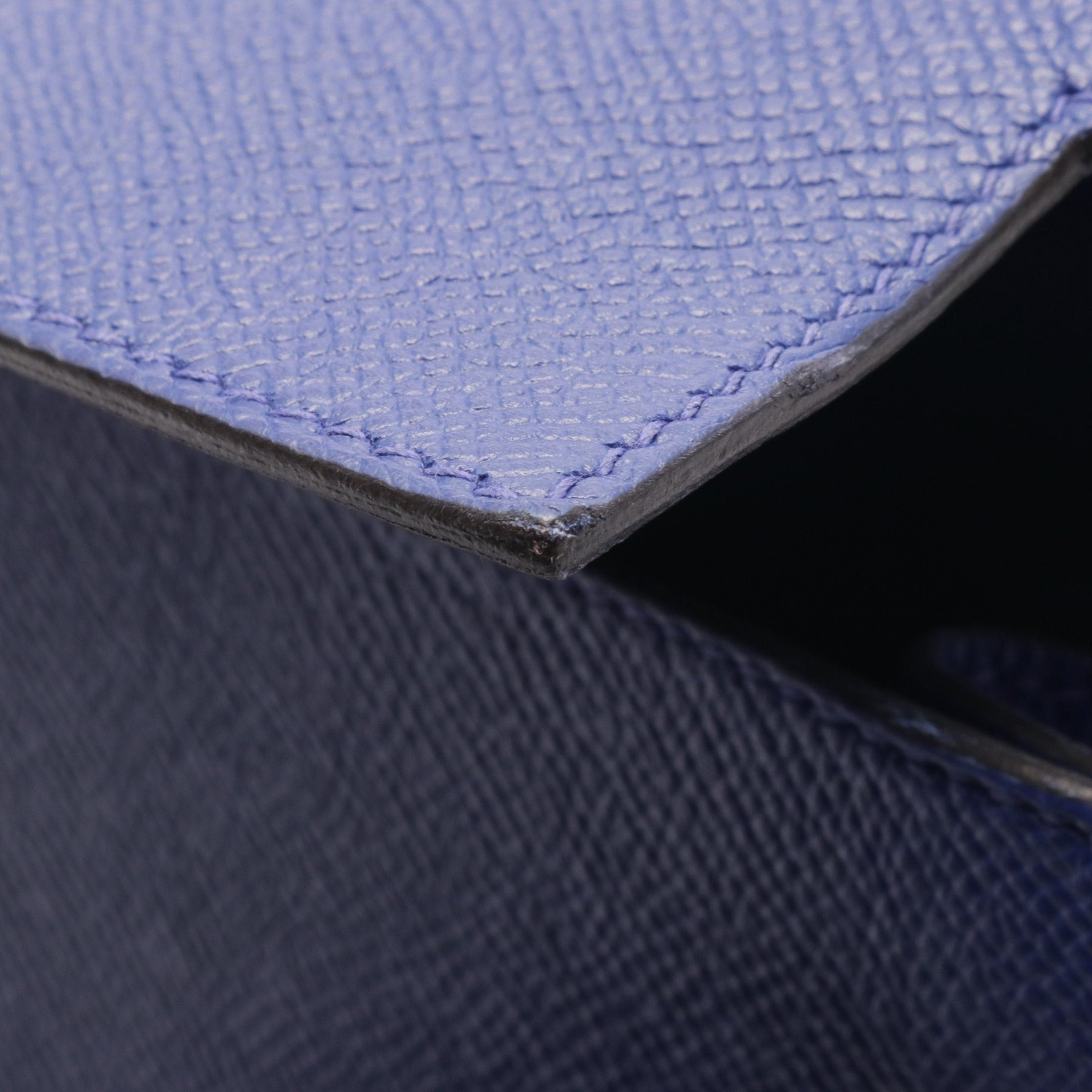 Hermes Hermes Kelly32 Blue Electric Handbag Veau Epsom Gold Hardware Outside Sewing T Stamp Size ONE SIZE - 9 Thumbnail