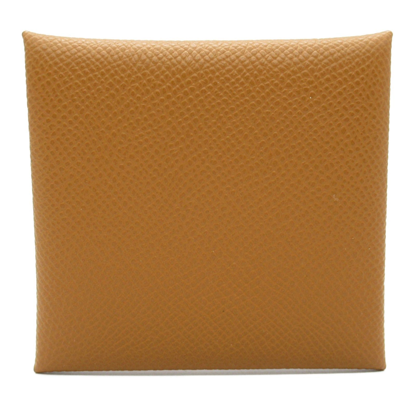 Hermes Hermes Bastia Gold Coin Purse Leather Veau Epsom Brown Silver Hardware Double Engraved Size ONE SIZE - 2 Thumbnail