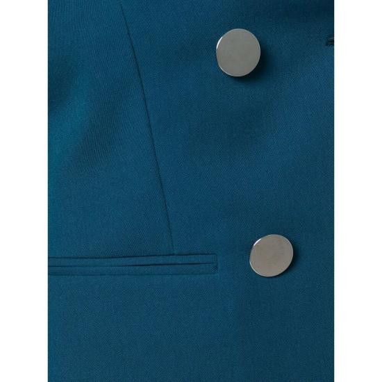 Calvin Klein CALVIN KLEIN Women Suit Jackets W093 83WWJA73 475 BLUE Size XS / US 0-2 / IT 36-38 - 5 Thumbnail