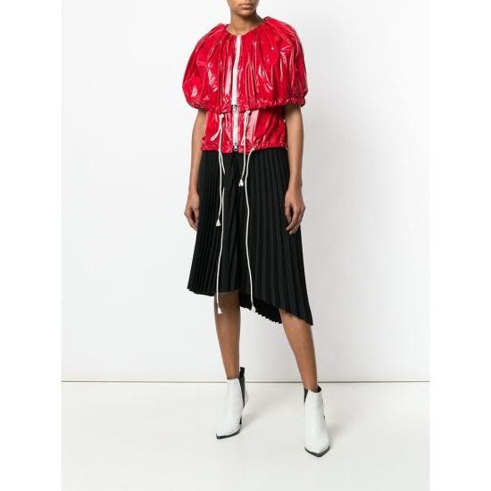 Calvin Klein CALVIN KLEIN Women Capes P076 82WWJA63 629 RED Size S / US 4 / IT 40 - 2 Thumbnail
