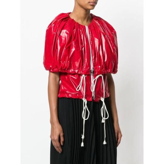 Calvin Klein CALVIN KLEIN Women Capes P076 82WWJA63 629 RED Size S / US 4 / IT 40 - 3 Thumbnail