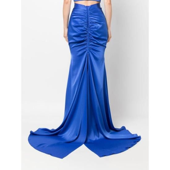 Alex Perry ALEX PERRY Women Long Skirts S151 BLUEB Size 26" / US 2 / IT 38 - 3 Thumbnail