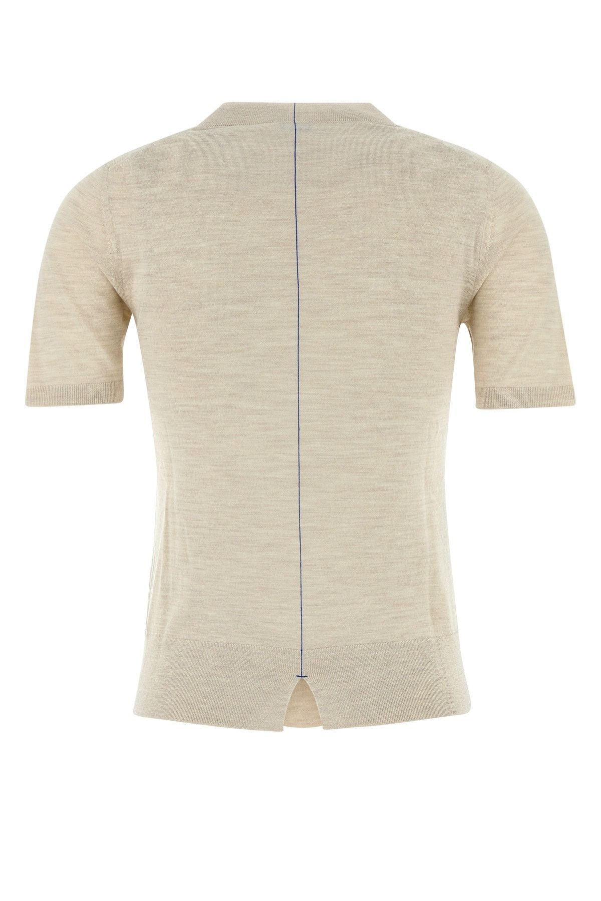 Burberry Sand Wool T-Shirt Size XS / US 0-2 / IT 36-38 - 2 Thumbnail