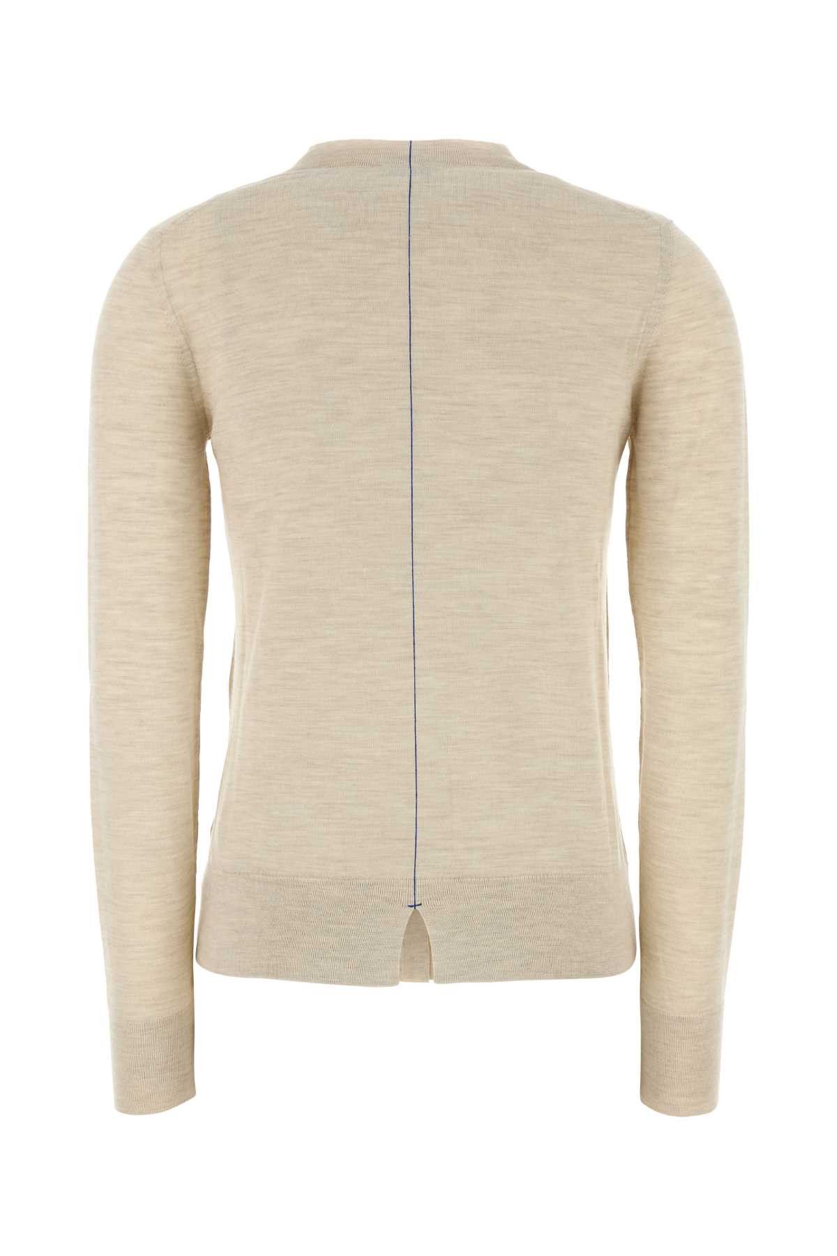 Burberry Sand Wool Cardigan Size S / US 4 / IT 40 - 2 Thumbnail