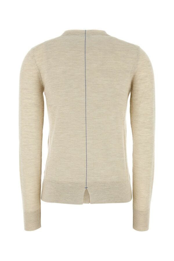 Burberry Sand Wool Cardigan Size XS / US 0-2 / IT 36-38 - 4 Thumbnail