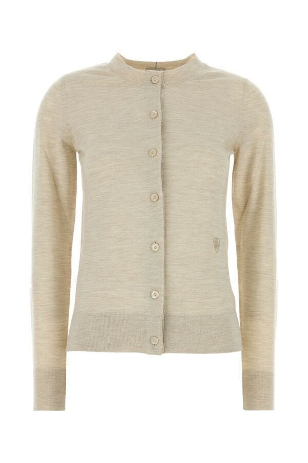 Burberry Sand Wool Cardigan Size XS / US 0-2 / IT 36-38 - 3 Thumbnail