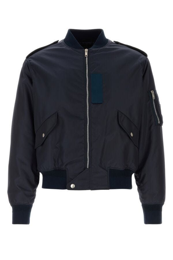 Givenchy Navy Blue Nylon Bomber Jacket Size US XL / EU 56 / 4 - 3 Thumbnail