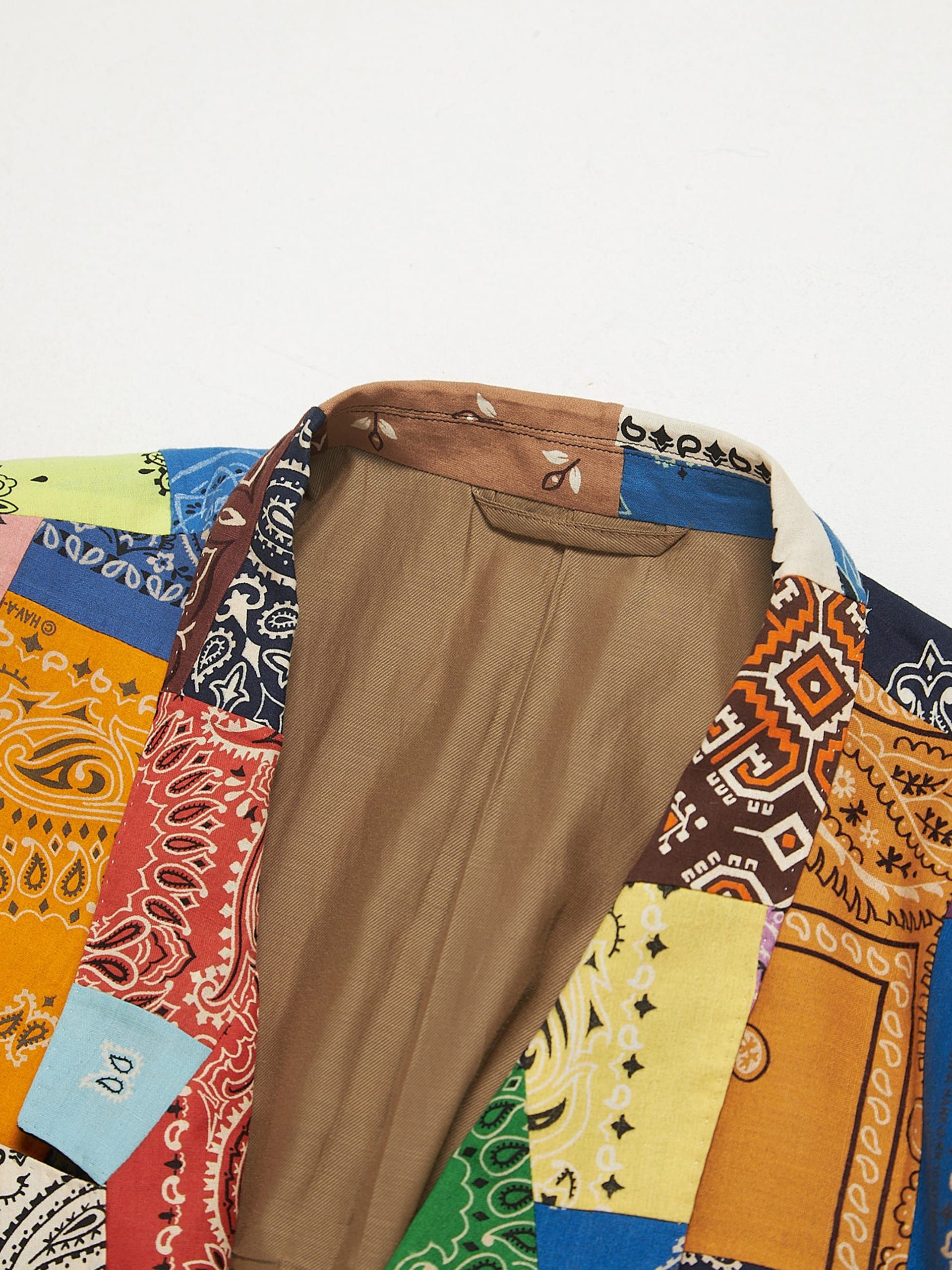 READYMADE Multicolour Paisley Printed Oversized Blazer Jacked Size US L / EU 52-54 / 3 - 3 Thumbnail