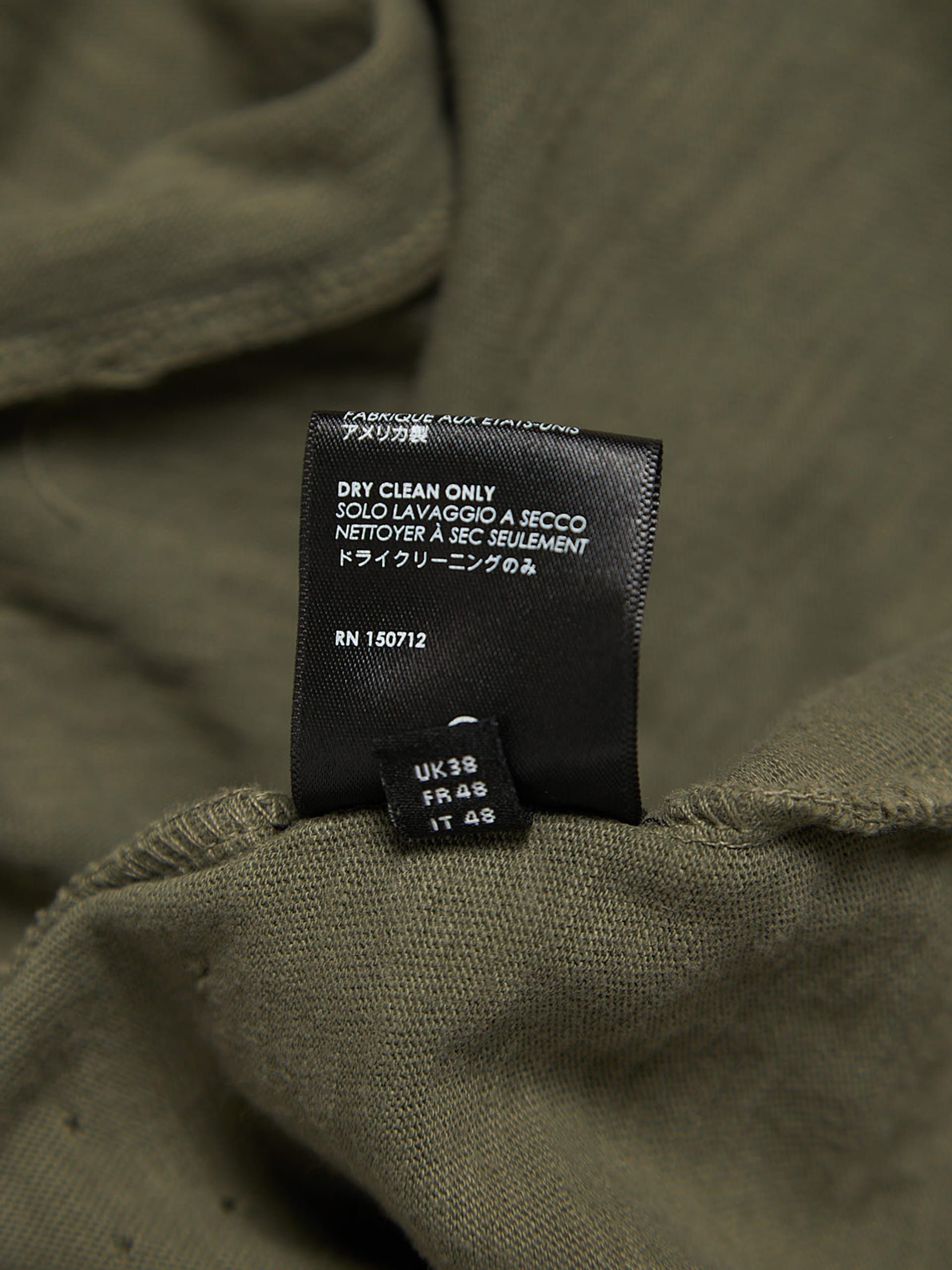 Amiri Khaki Distressed Cotton T-Shirt Size US M / EU 48-50 / 2 - 5 Thumbnail