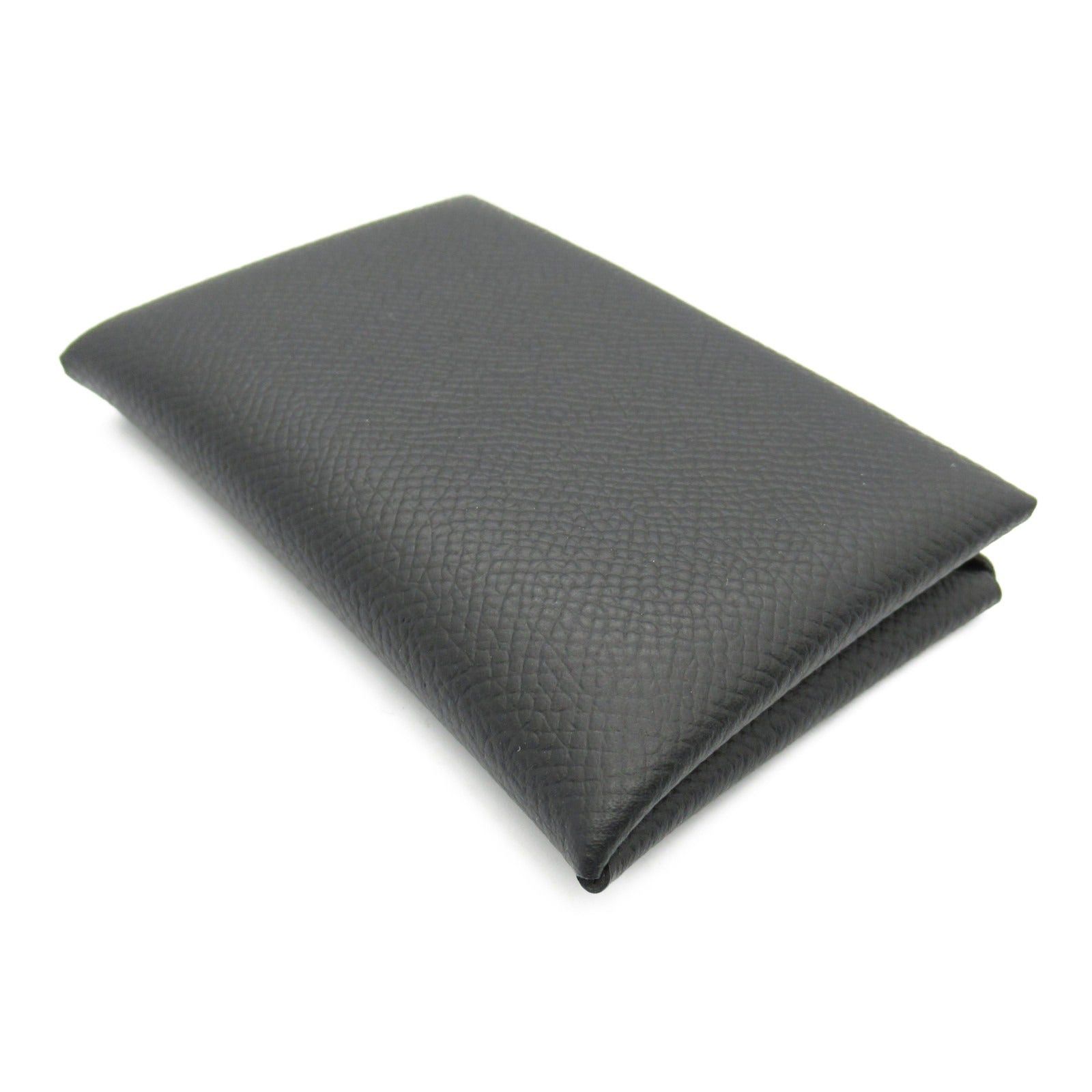 Hermes Hermes Calvi Black Card Case Leather Veau Epsom (Hermes) B Stamp Size ONE SIZE - 4 Thumbnail