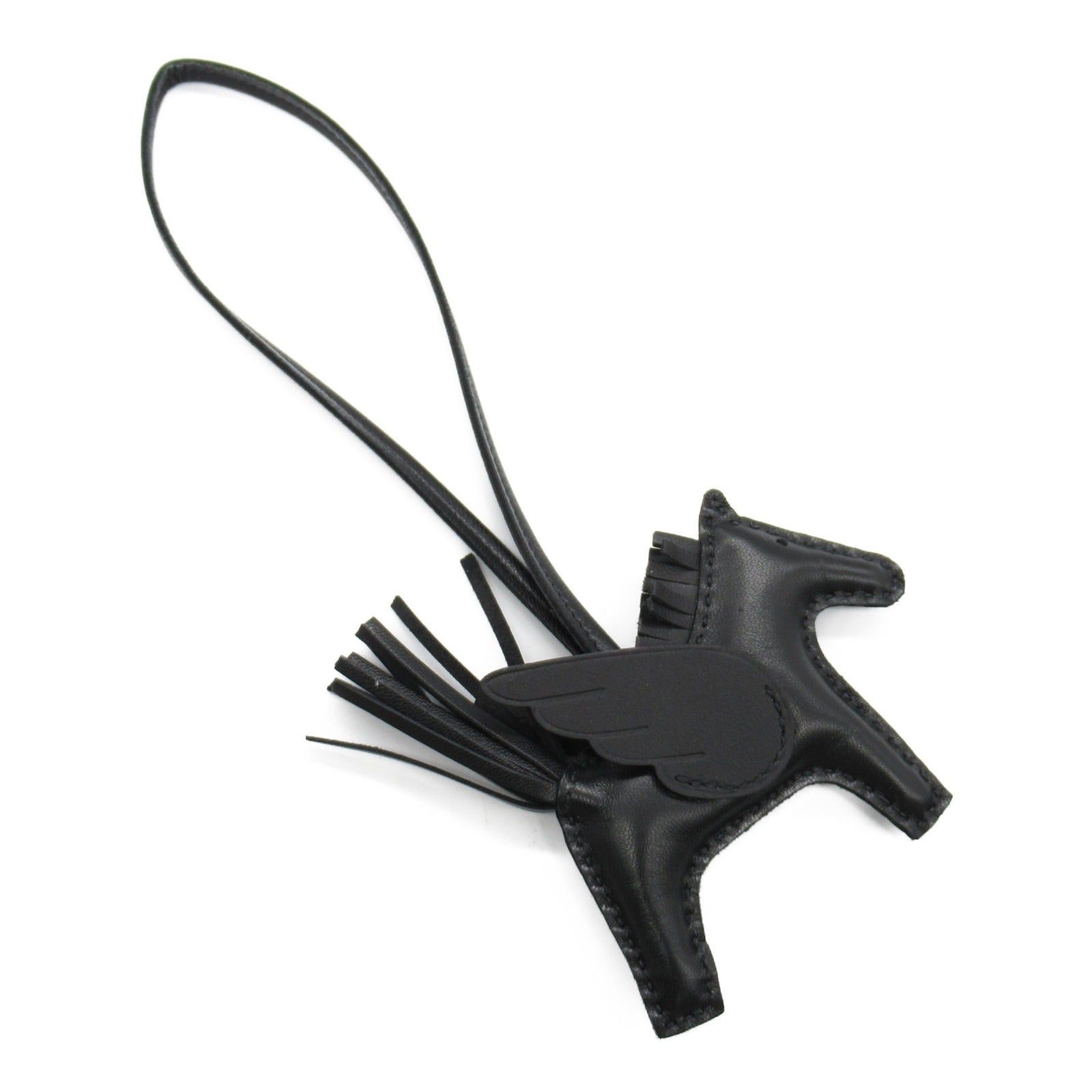 Hermes Hermes Rodeo Pegasus Pm Black Charm Leather Veau Swift Aagneau (Hermes) Double Engraved Size ONE SIZE - 3 Thumbnail
