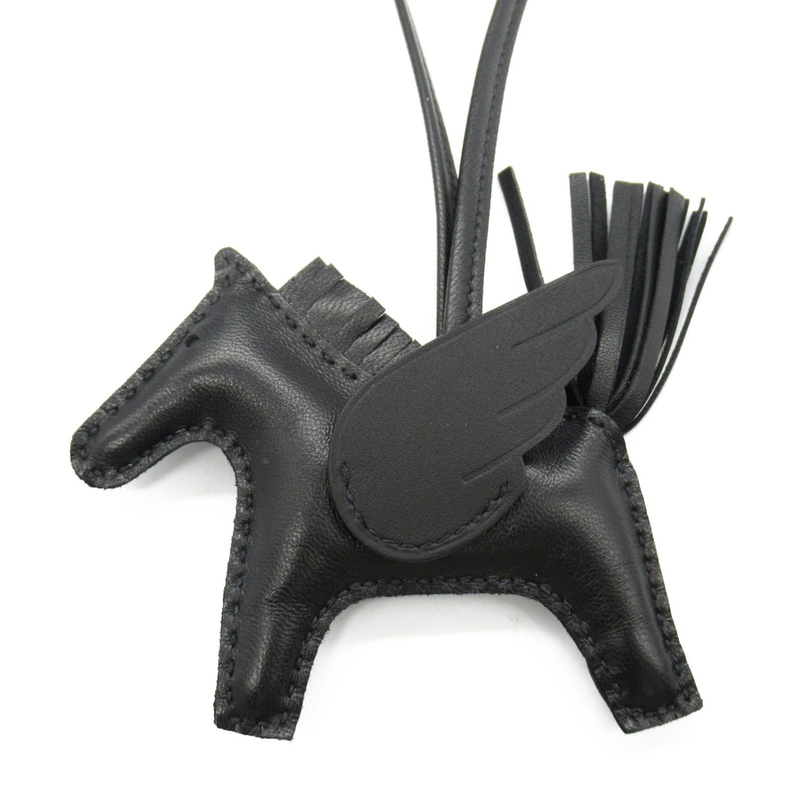 Hermes Hermes Rodeo Pegasus Pm Black Charm Leather Veau Swift Aagneau (Hermes) Double Engraved Size ONE SIZE - 2 Thumbnail