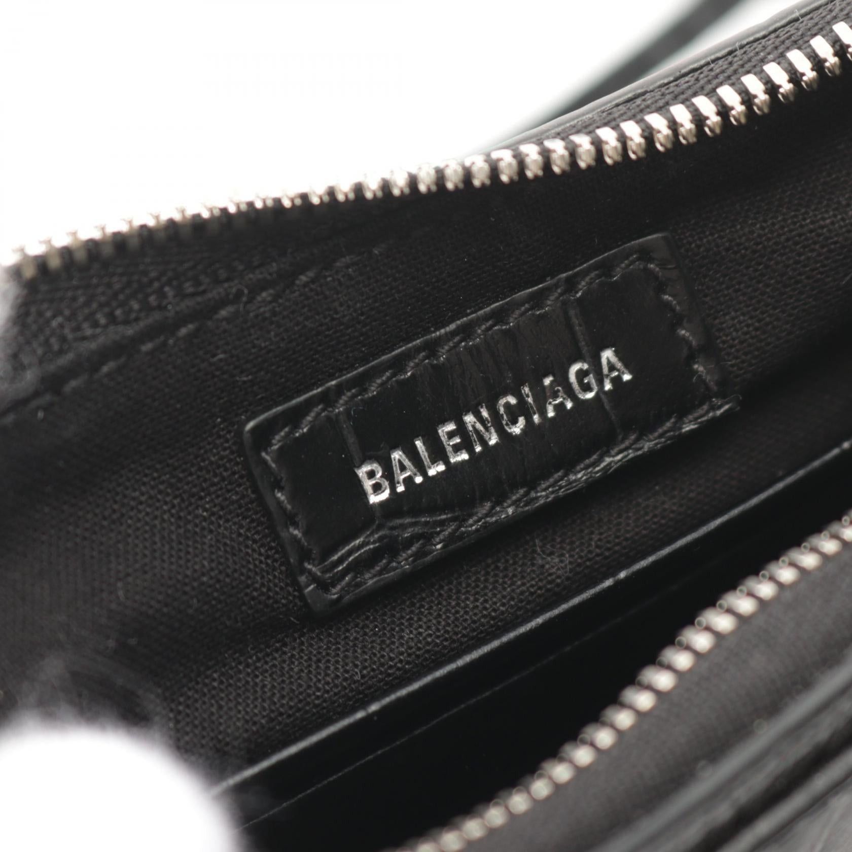 Balenciaga Balenciaga Le Cagole Mini Bb Cagoule Handbag Leather Black Size ONE SIZE - 4 Thumbnail