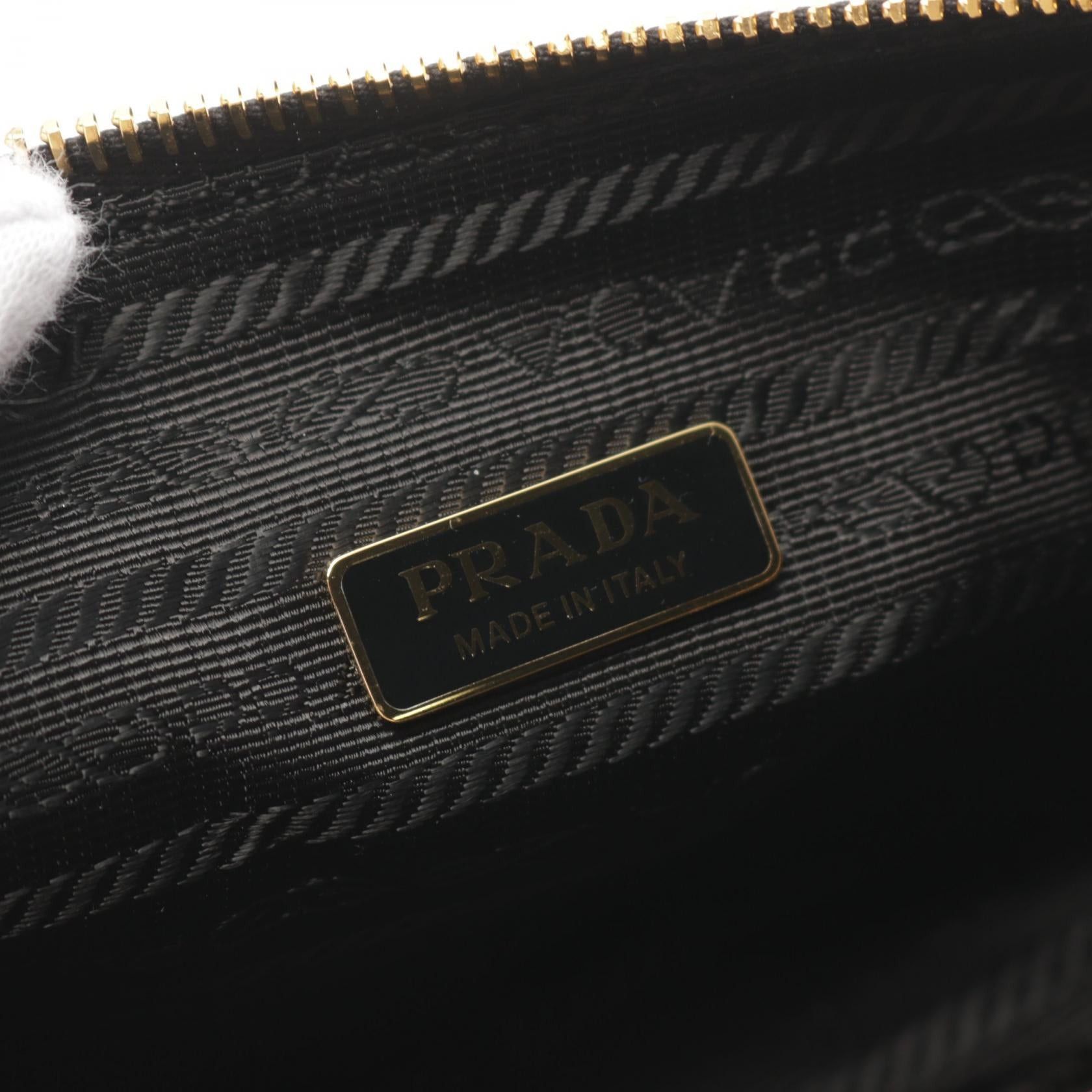 Prada Prada Re-Edition 2002 Tessuto+Spazzol Shoulder Bag Nylon Leather Black Size ONE SIZE - 4 Thumbnail