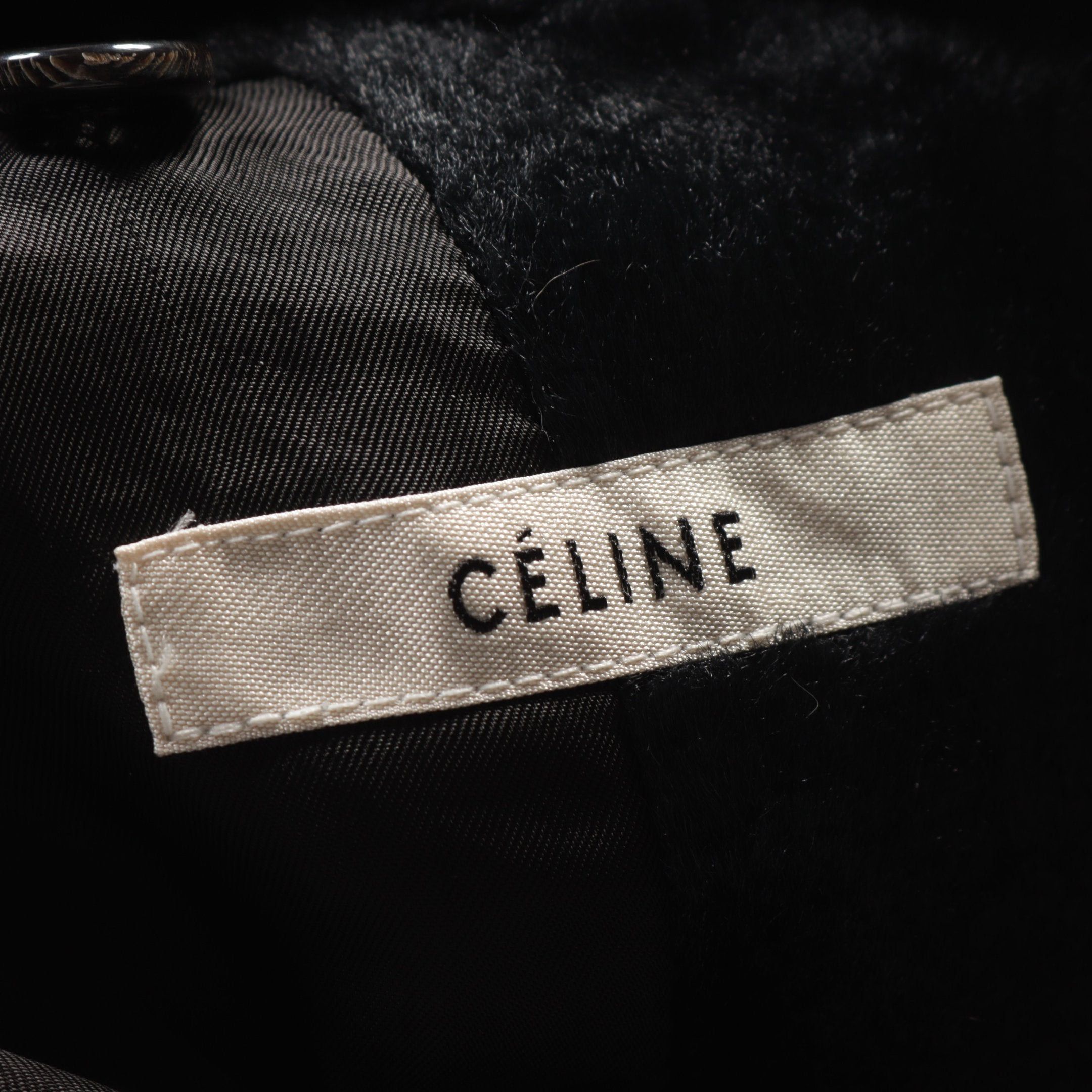 Celine Celine Tailored Jacket Rayon Black Size ONE SIZE - 3 Thumbnail