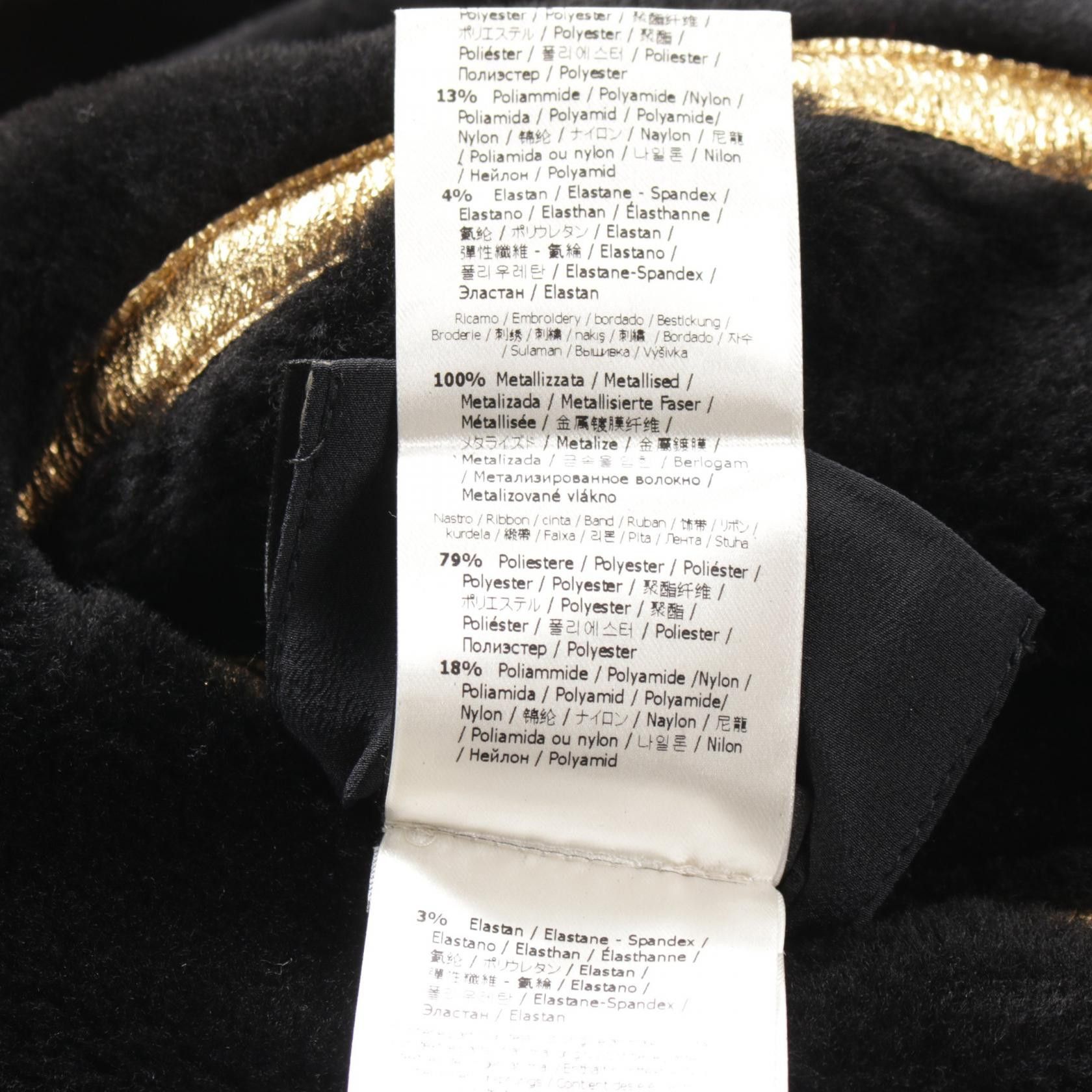 Fendi Fendi Short Jacket Blouson Mouton Black Gold Reversible Size ONE SIZE - 7 Thumbnail