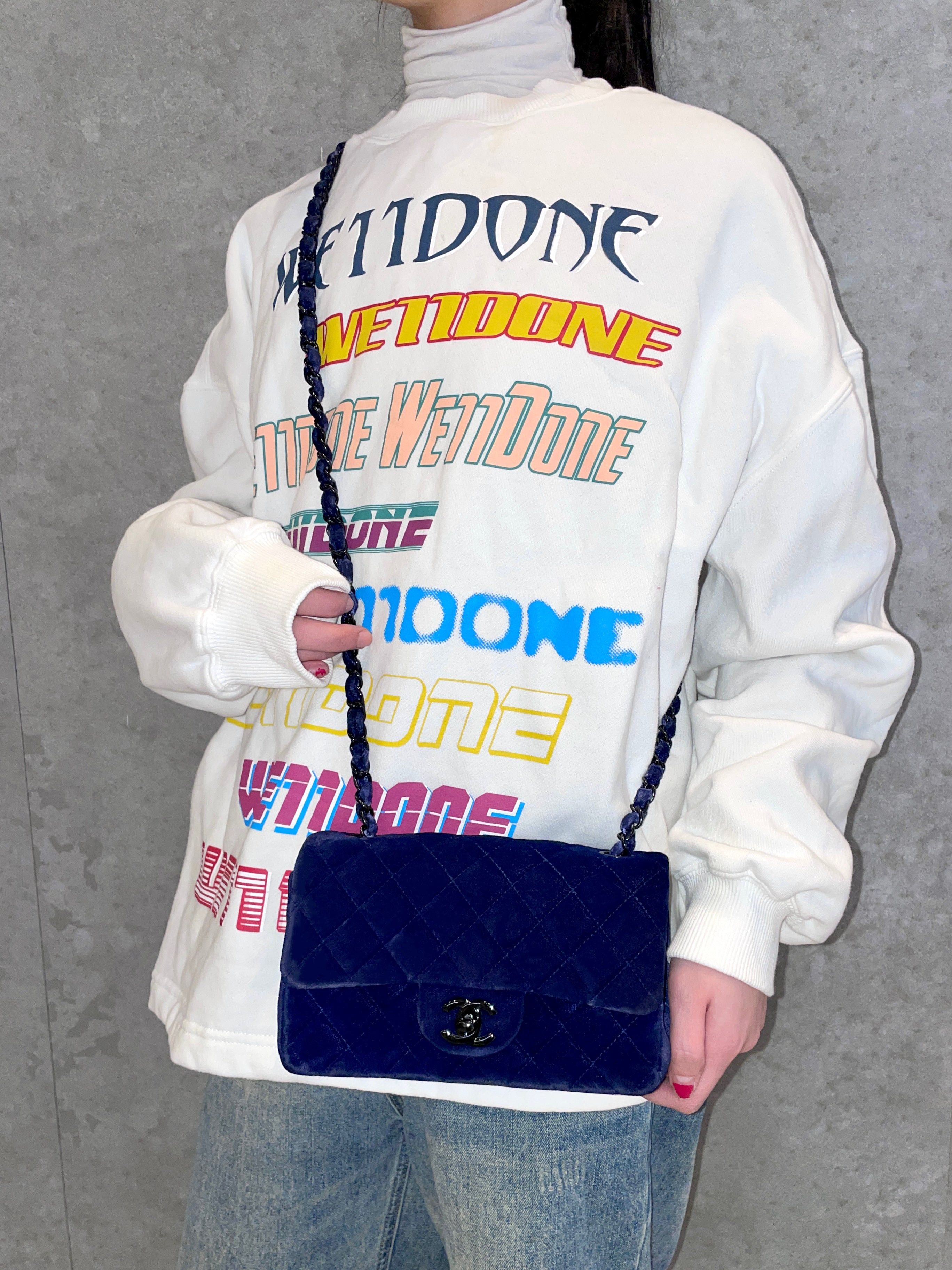 Chanel Chanel Matelasse Velour Coco Mark Turn Lock Chain Shoulder Single Flap Bag Size ONE SIZE - 3 Thumbnail