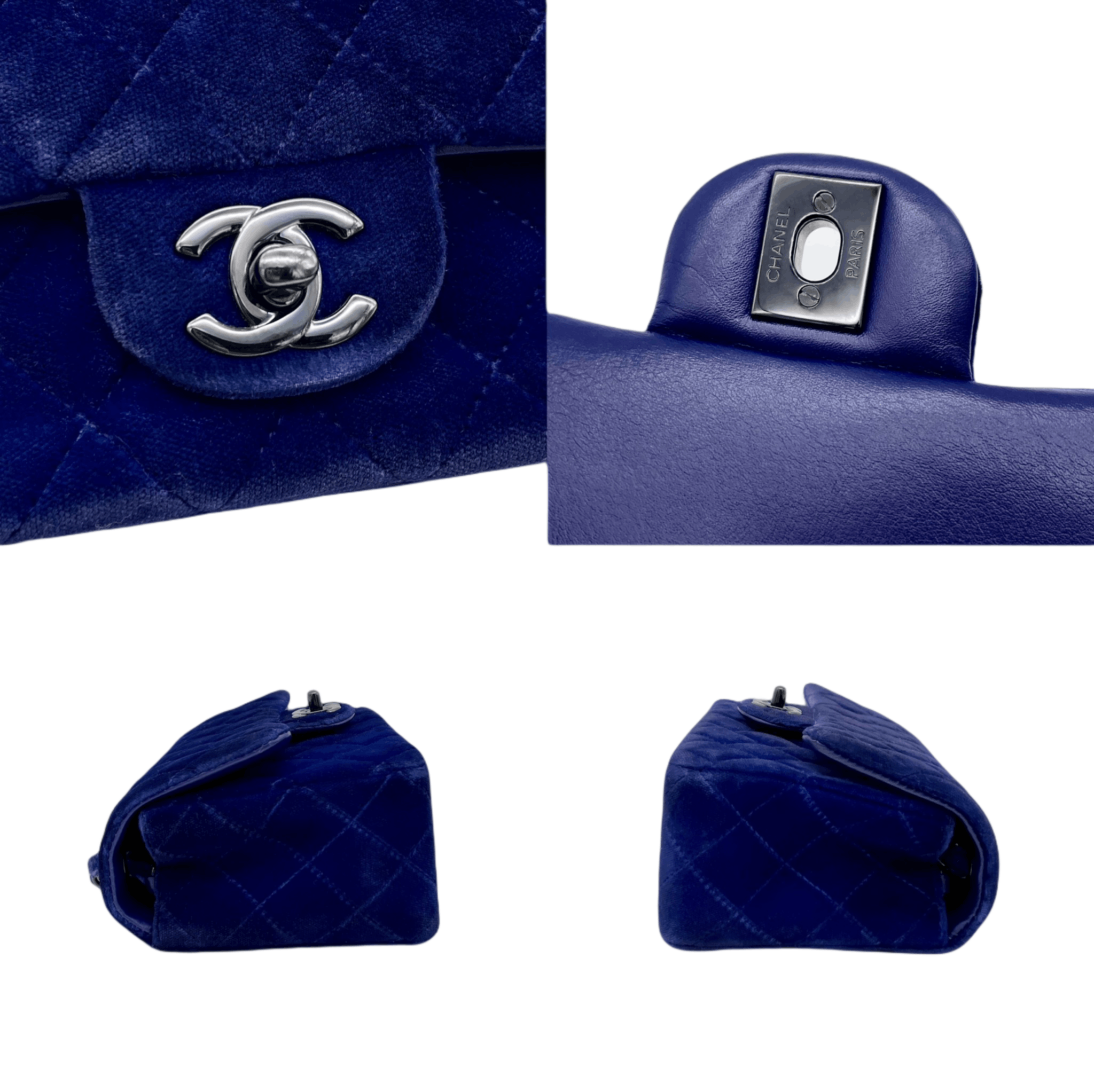 Chanel Chanel Matelasse Velour Coco Mark Turn Lock Chain Shoulder Single Flap Bag Size ONE SIZE - 9 Thumbnail