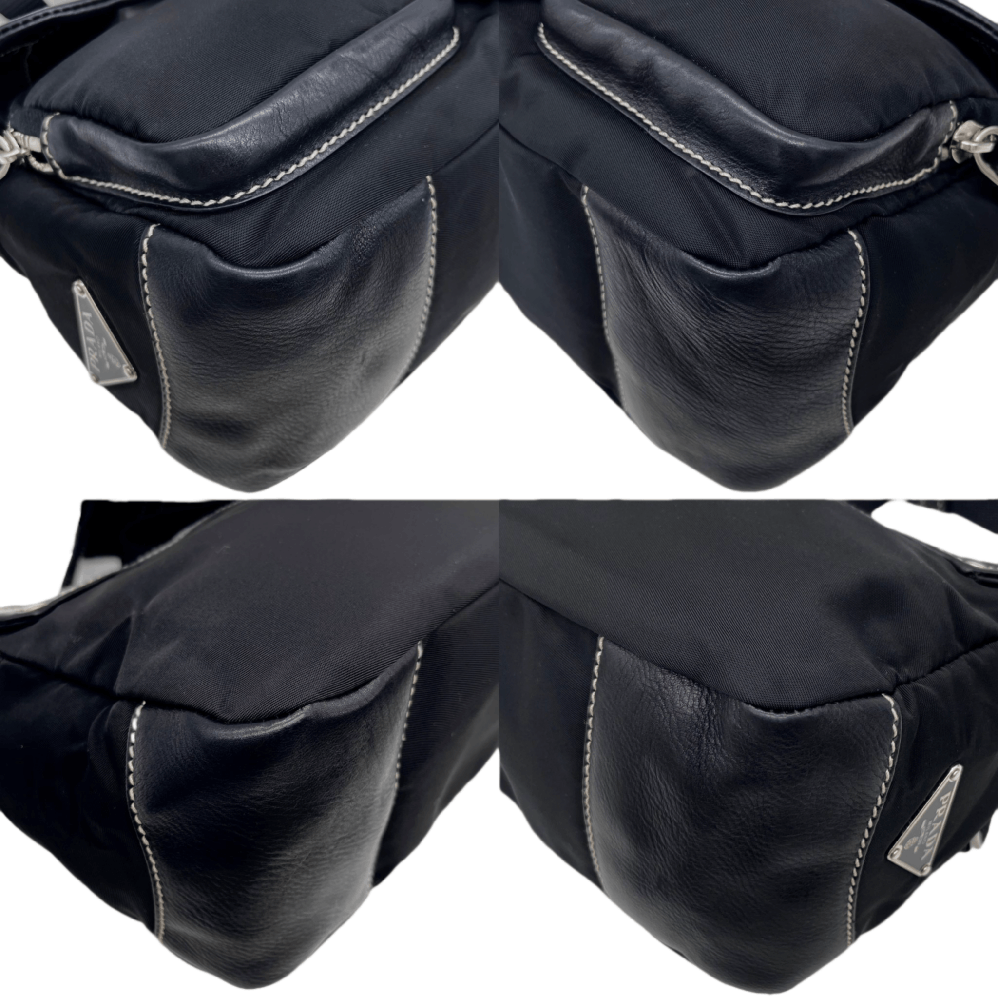 Prada Prada Triangle Multi-Pocket Hobo Shoulder Bag Size ONE SIZE - 7 Thumbnail