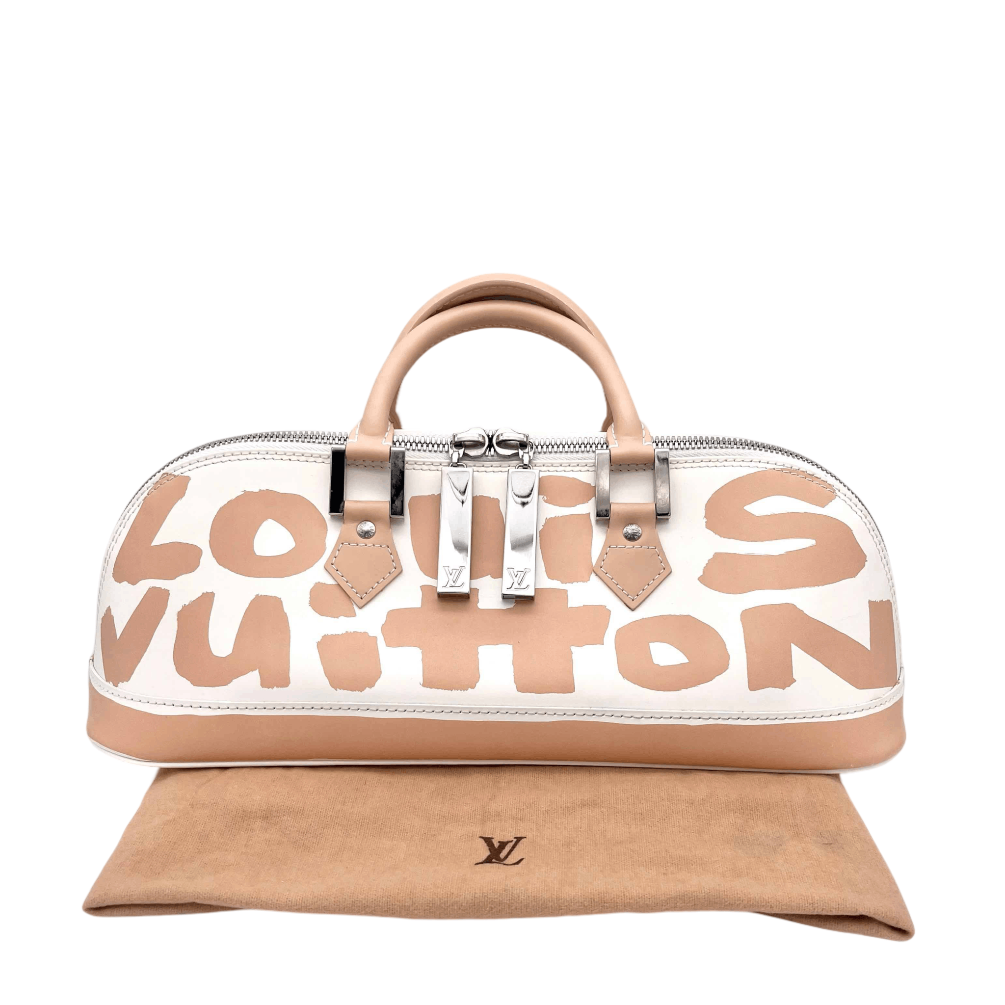 Louis Vuitton Louis Vuitton Grafty Alma Horizontal Orange M92176 Size ONE SIZE - 4 Thumbnail