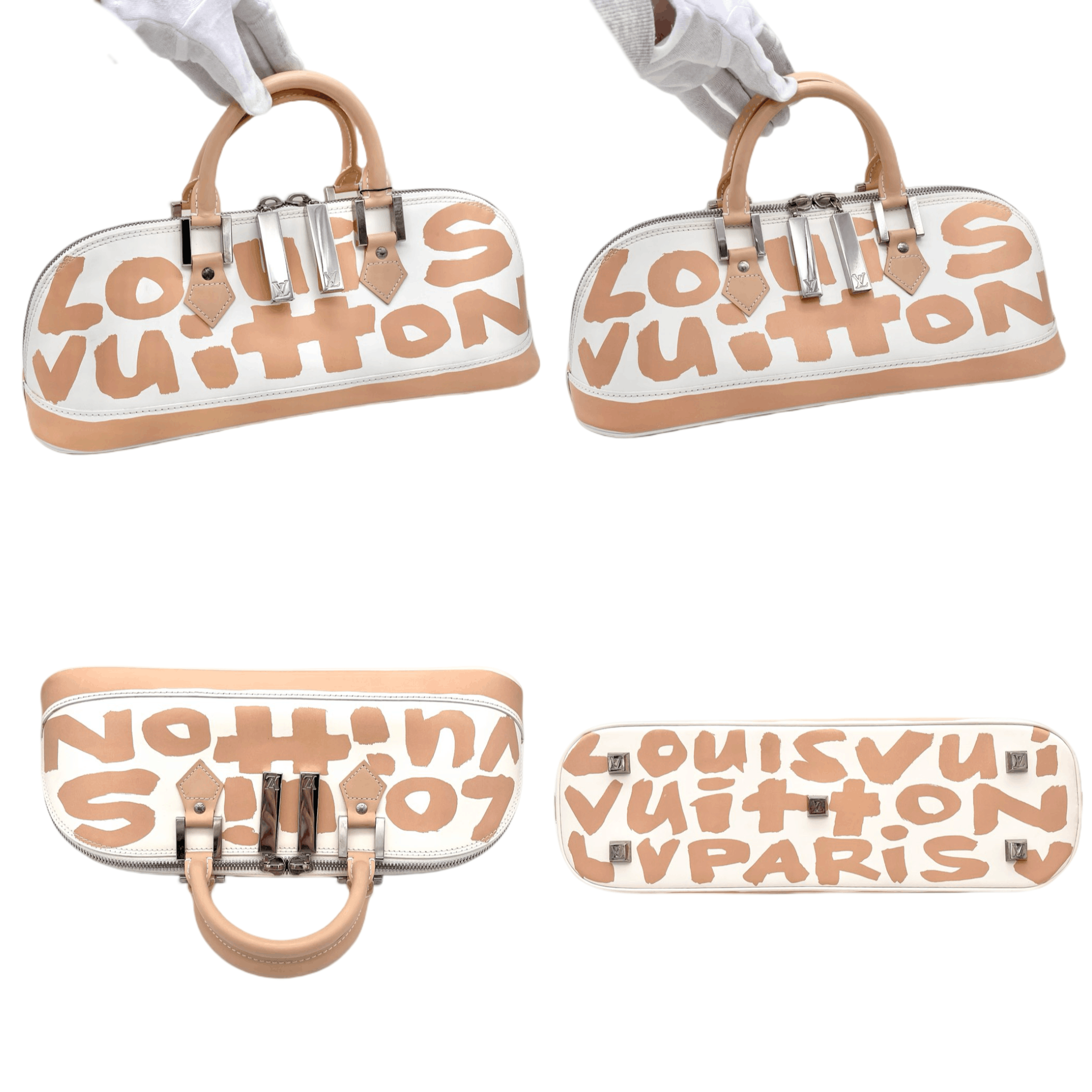 Louis Vuitton Louis Vuitton Grafty Alma Horizontal Orange M92176 Size ONE SIZE - 7 Thumbnail