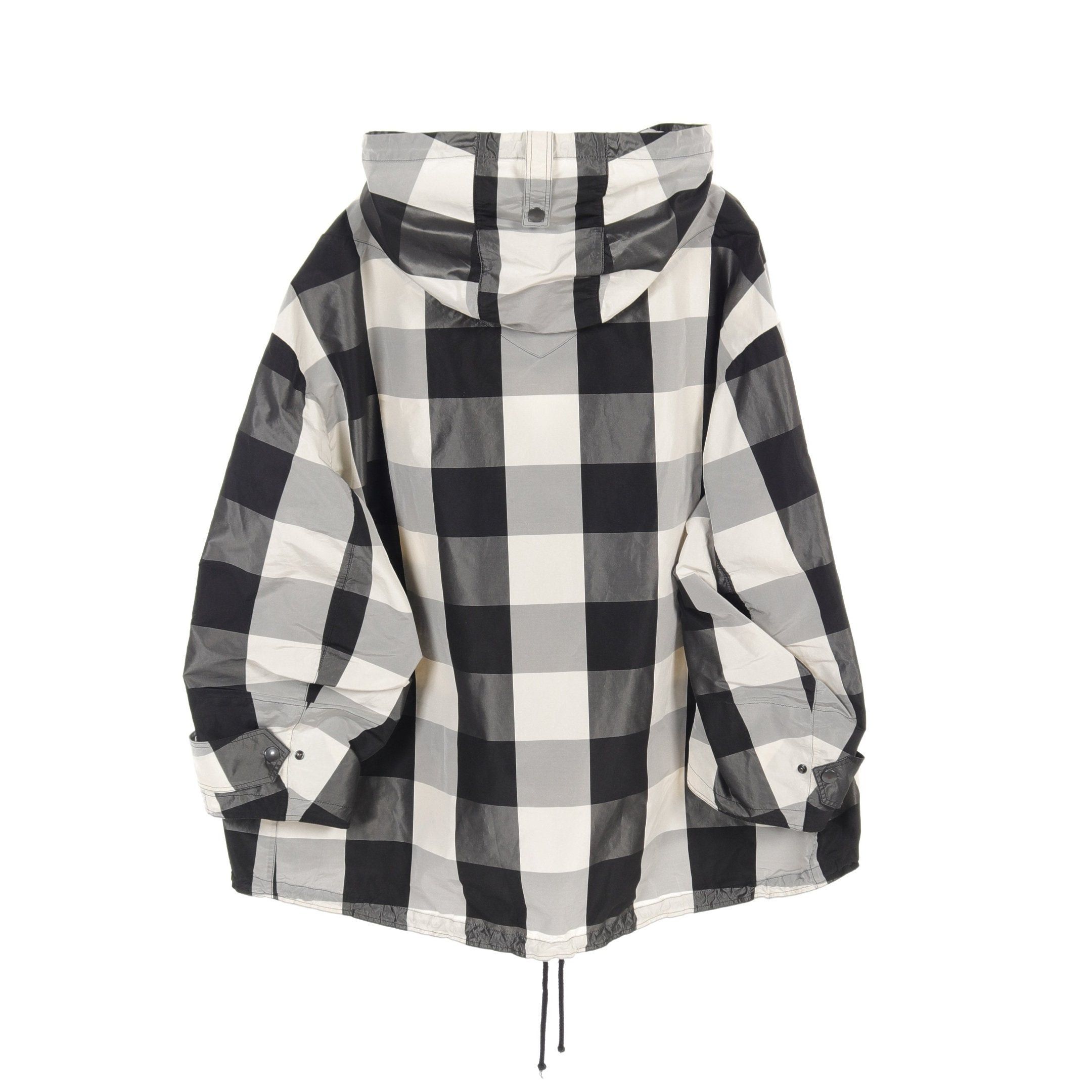 Dior Dior Anorak Hoodie Nylon Jacket Check Off White Black Gray Size ONE SIZE - 2 Thumbnail