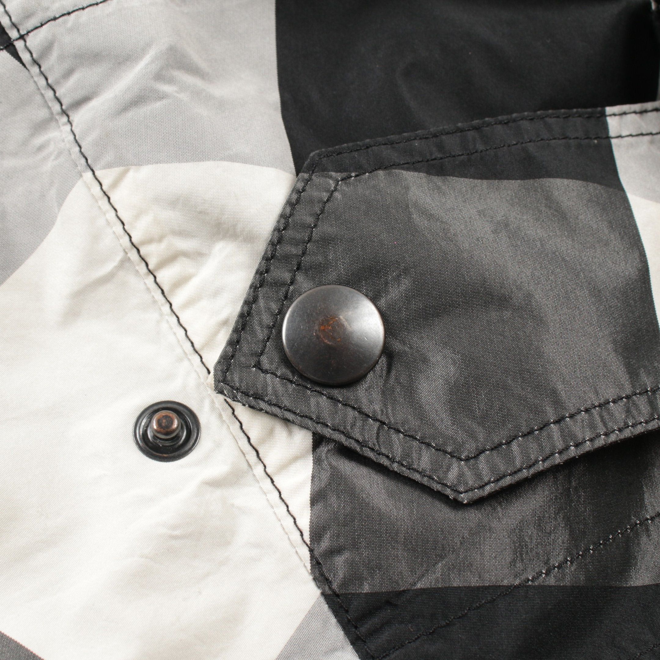 Dior Dior Anorak Hoodie Nylon Jacket Check Off White Black Gray Size ONE SIZE - 10 Thumbnail