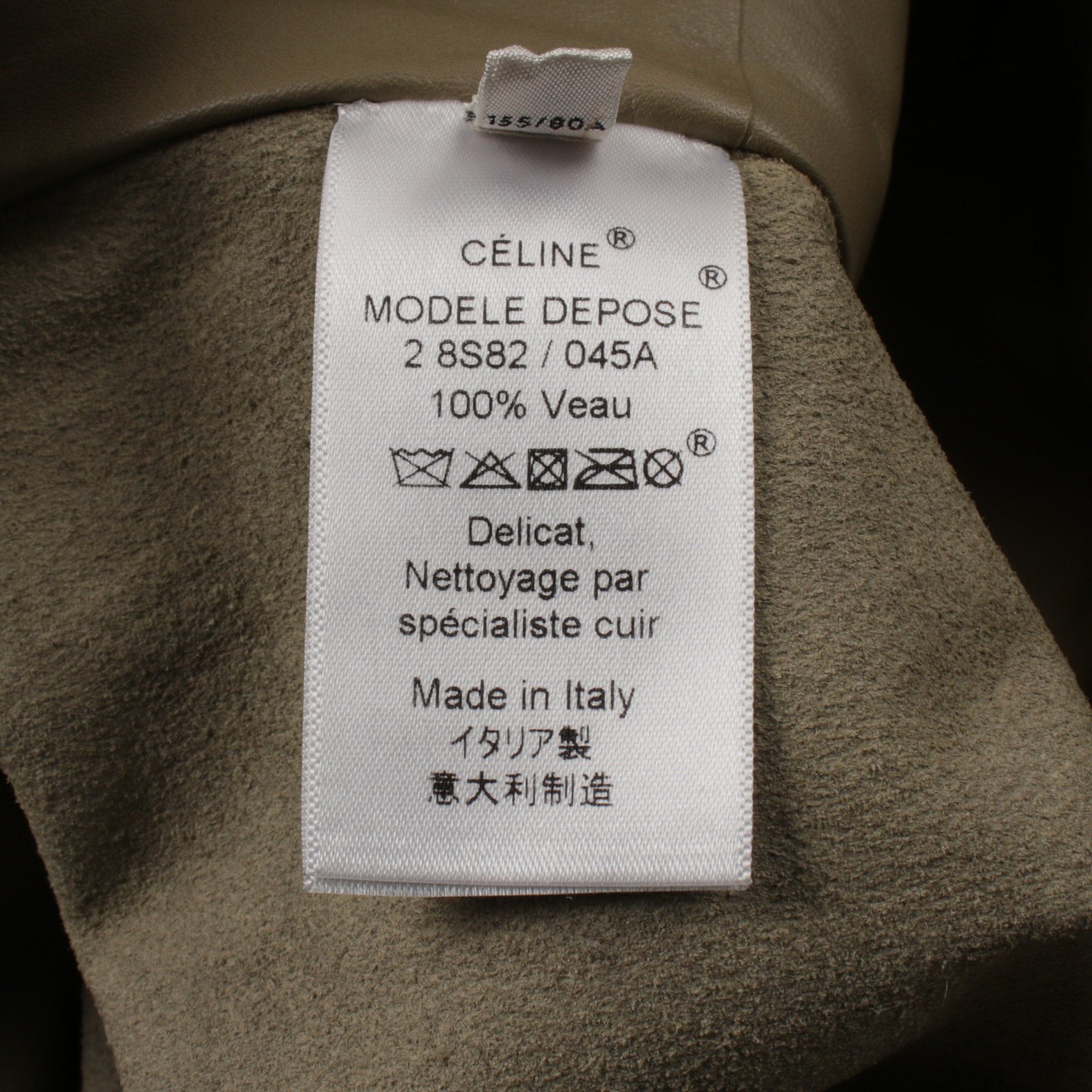 Celine Celine Trench Coat Leather Beige Size ONE SIZE - 5 Thumbnail