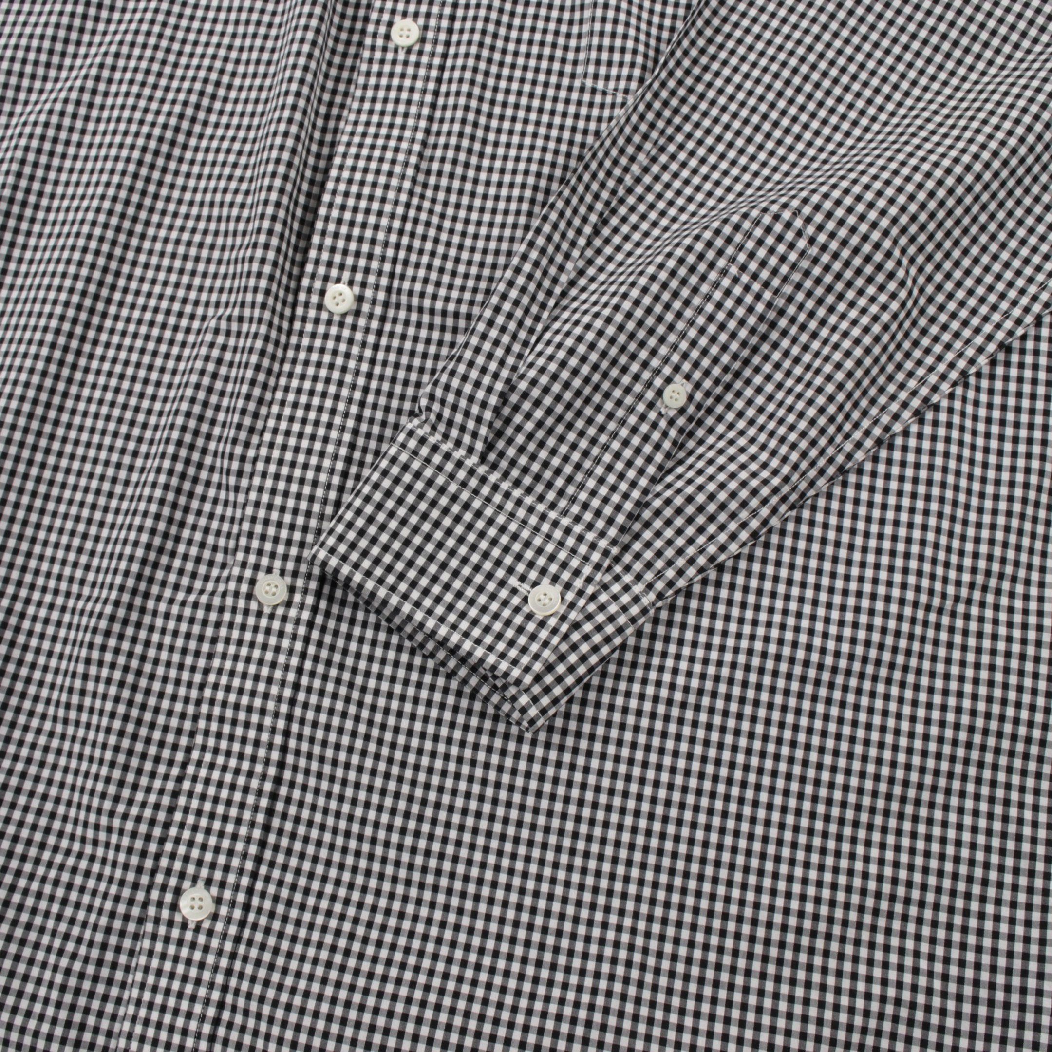 Balenciaga Balenciaga Cocoon Swing Oversize Shirt Gingham Check Cotton White Black Size ONE SIZE - 6 Thumbnail