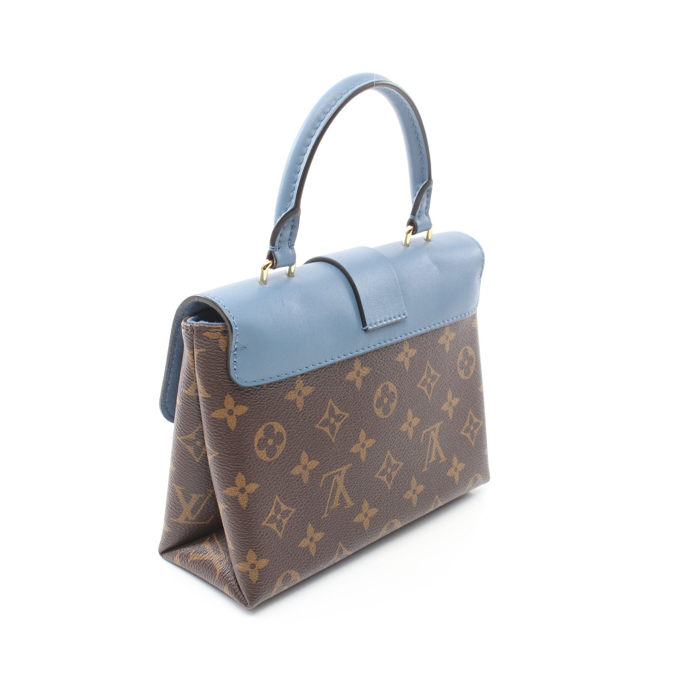 Louis Vuitton Louis Vuitton Rocky Bb Monogram Blue Jean Handbag Leather Brown Gray Size ONE SIZE - 2 Thumbnail