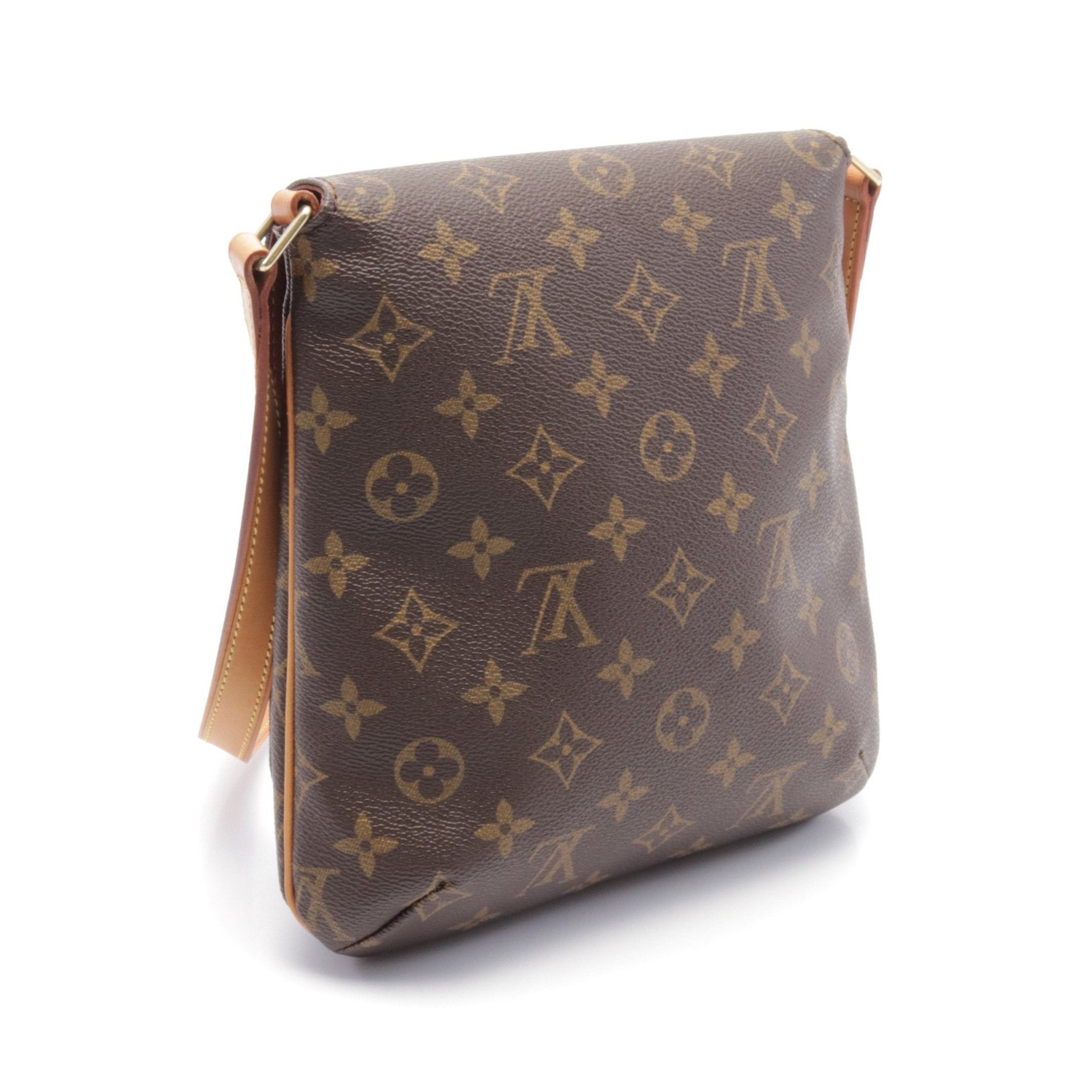 Louis Vuitton Louis Vuitton Musette Salsa Short Strap Monogram Shoulder Bag Leather Brown Size ONE SIZE - 2 Thumbnail