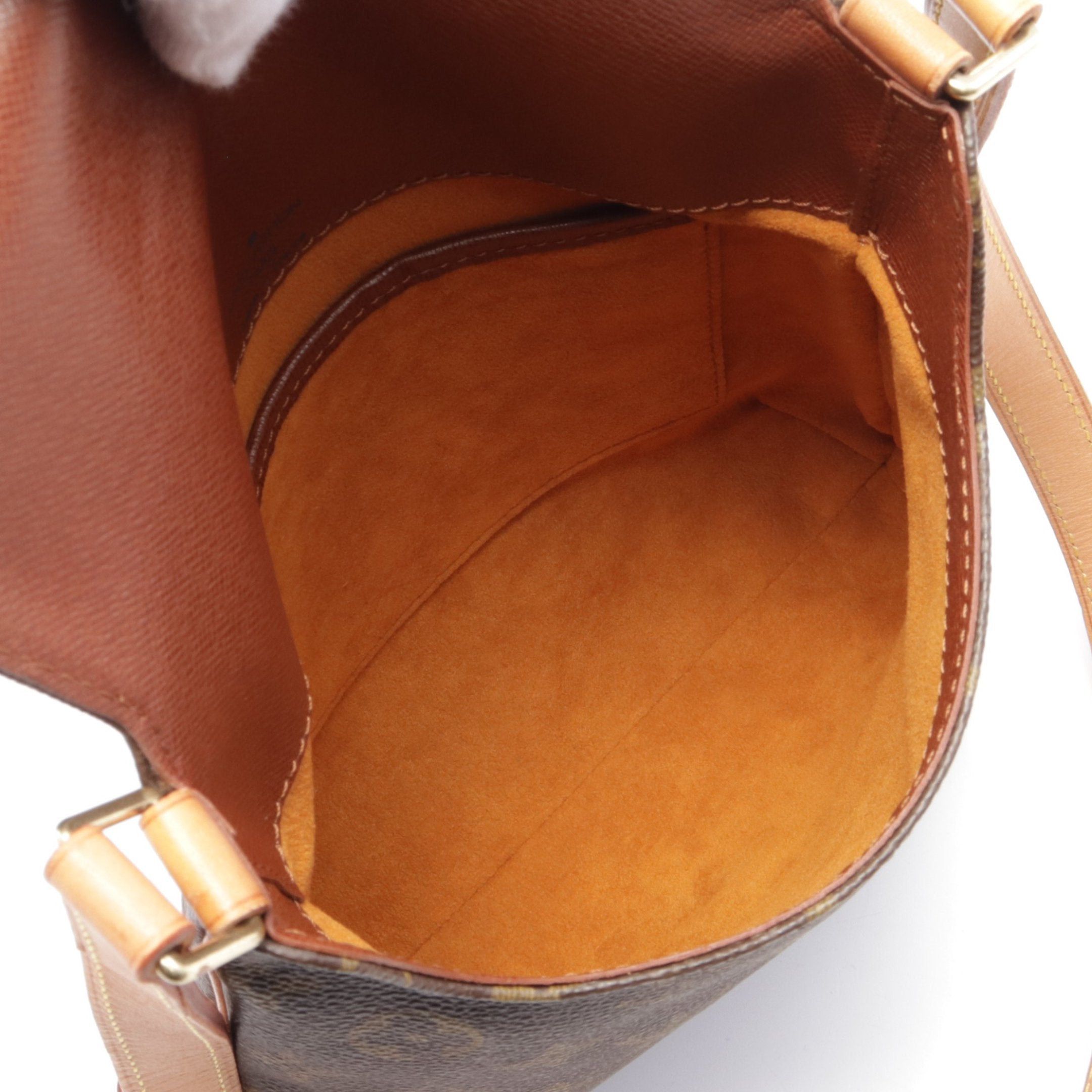 Louis Vuitton Louis Vuitton Musette Salsa Short Strap Monogram Shoulder Bag Leather Brown Size ONE SIZE - 3 Thumbnail