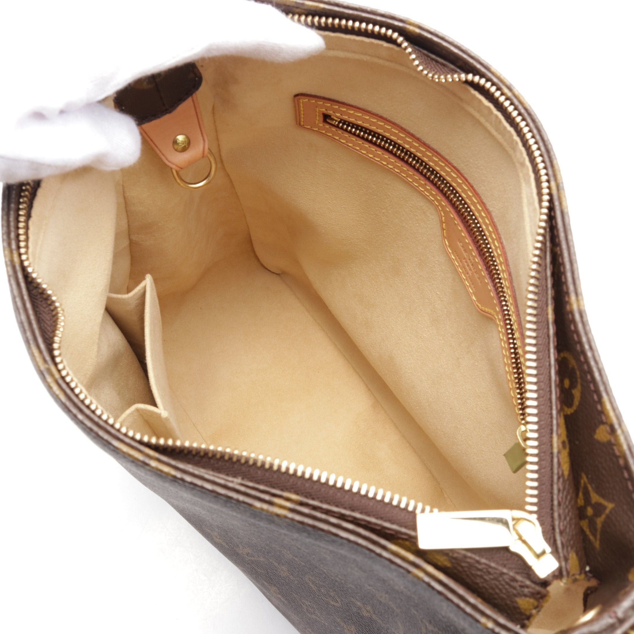 Louis Vuitton Louis Vuitton Looping Gm Monogram Shoulder Bag Leather Brown Size ONE SIZE - 3 Thumbnail