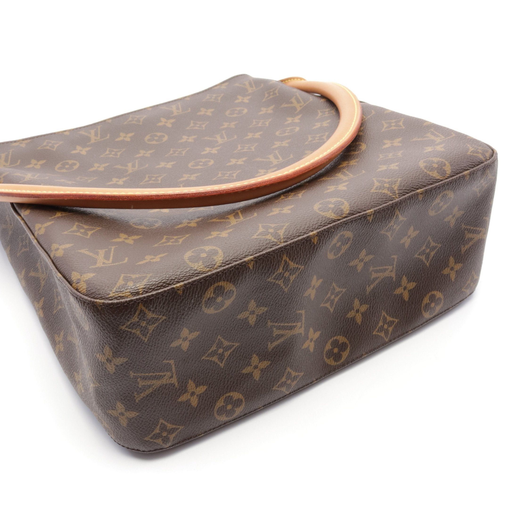 Louis Vuitton Louis Vuitton Looping Gm Monogram Shoulder Bag Leather Brown Size ONE SIZE - 8 Thumbnail