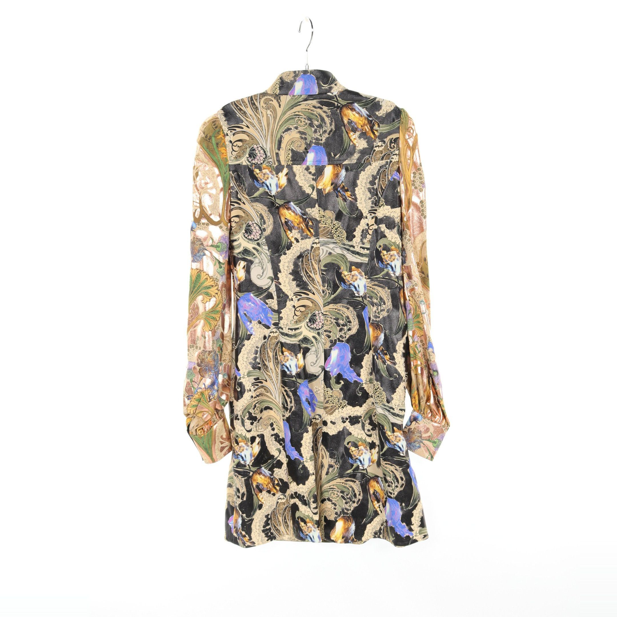 Louis Vuitton Louis Vuitton One Piece Floral Pattern Silk Black Multicolor Size ONE SIZE - 2 Thumbnail