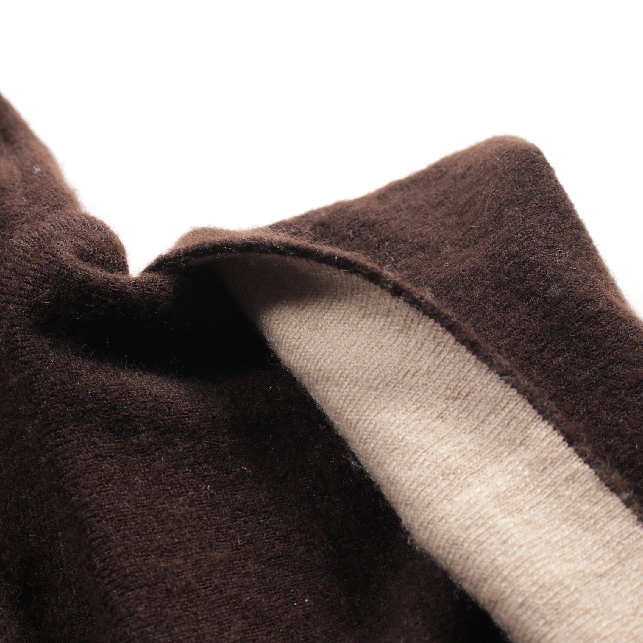 Chanel Chanel Knit Turtleneck Logo Print Cashmere Brown 04A Size ONE SIZE - 10 Thumbnail