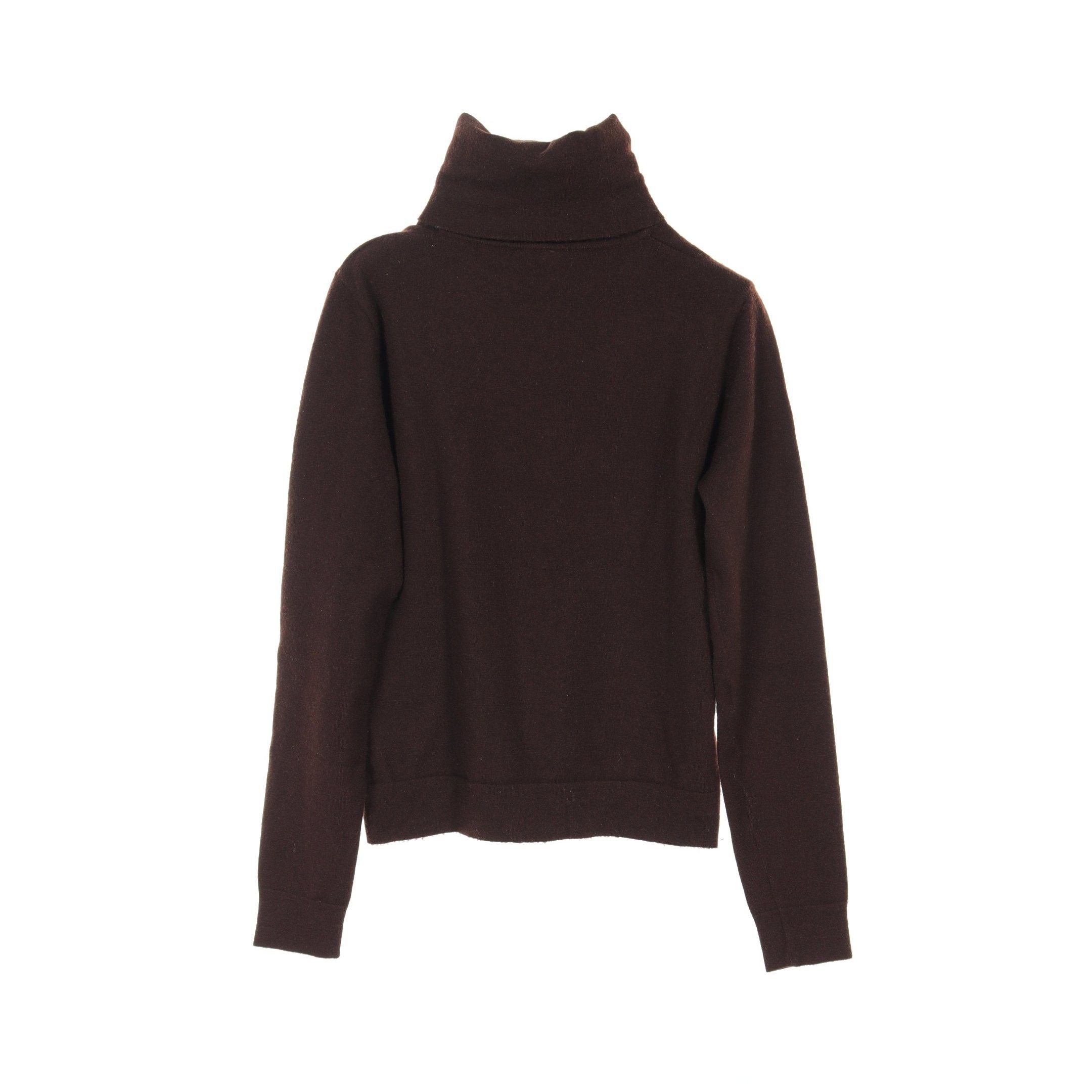 Chanel Chanel Knit Turtleneck Logo Print Cashmere Brown 04A Size ONE SIZE - 2 Thumbnail