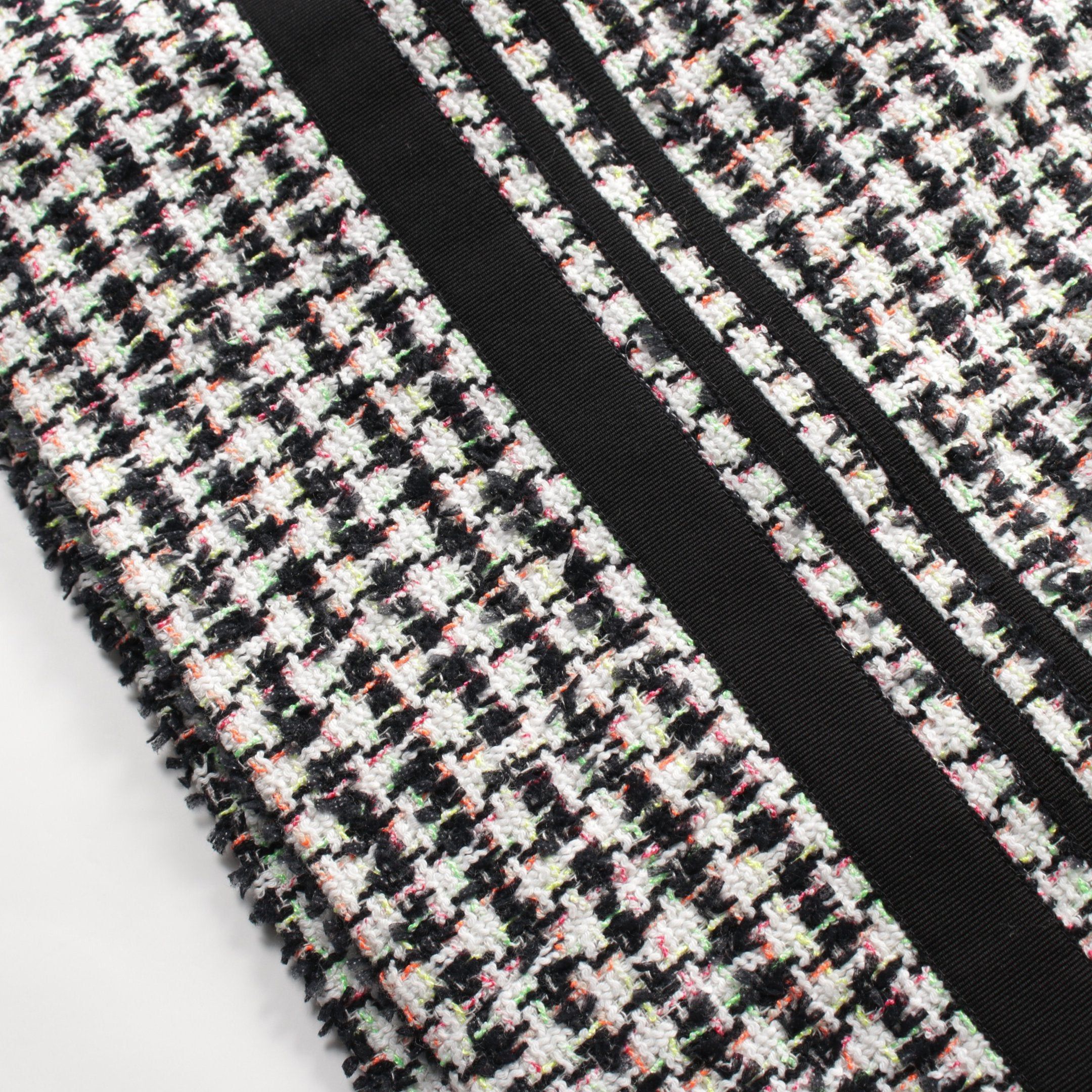 Chanel Chanel Tweed One Piece Cotton Nylon Cashmere White Black Multicolor Size ONE SIZE - 11 Thumbnail