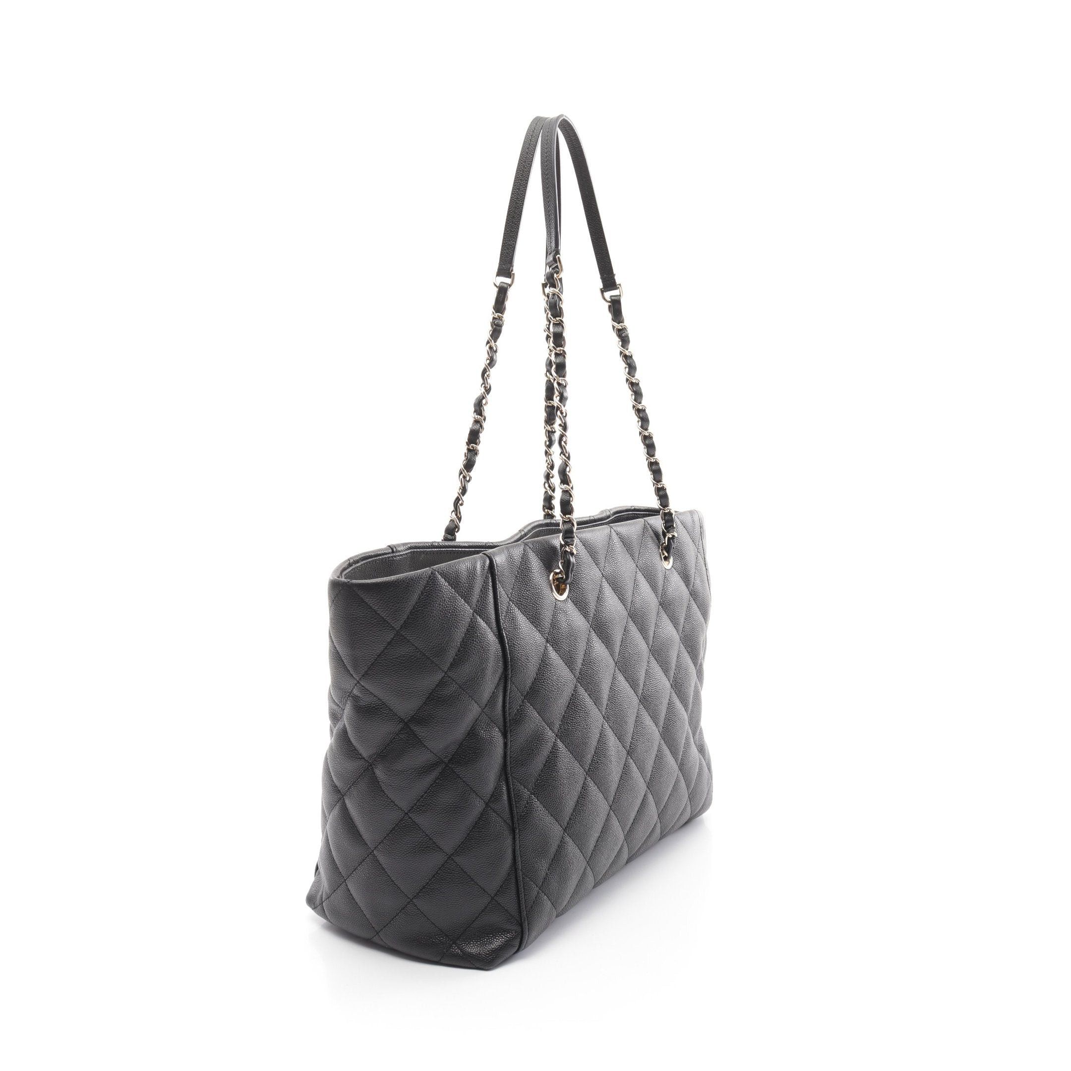 Chanel Chanel Matelasse Chain Shoulder Bag Tote Caviar Skin White Gold Hardware Size ONE SIZE - 2 Thumbnail