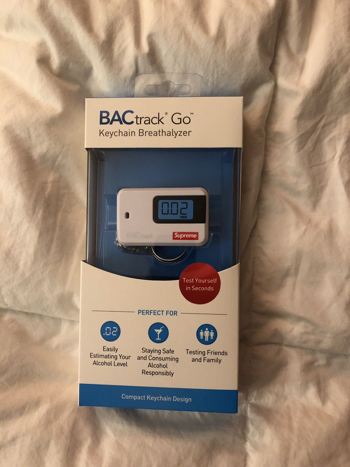 Supreme Supreme BACtrack Go Keychain Breathalyzer | Grailed